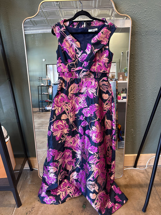 Kay Unger New York Size 8 Multi-Color Formal