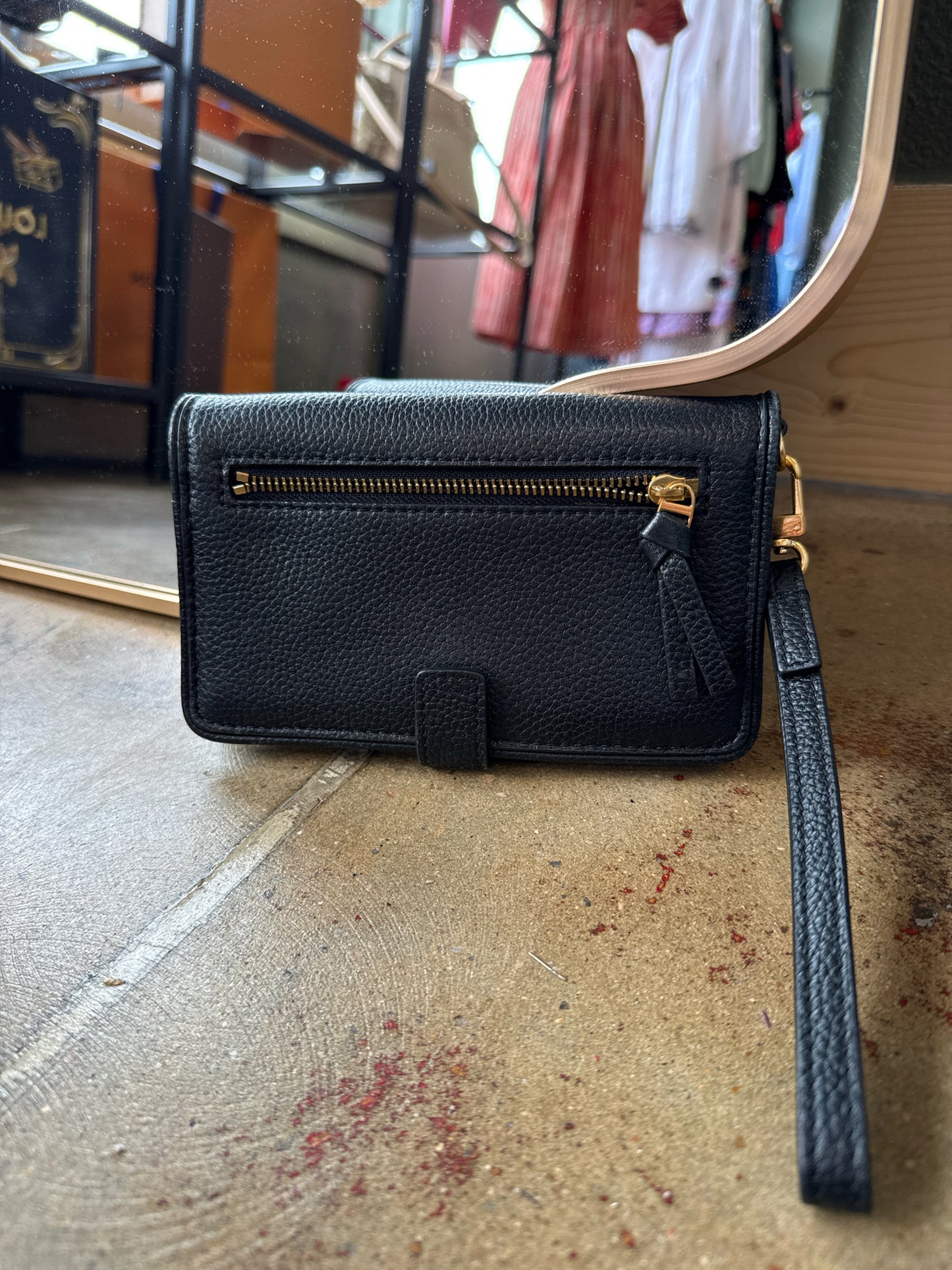 Tory Burch Black Wallet/Wristlet