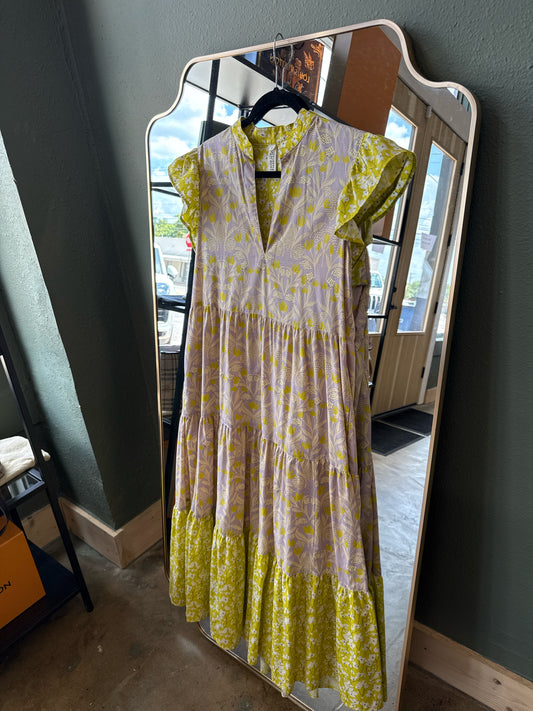Uncle Frank Size S Purple/Yellow Dress