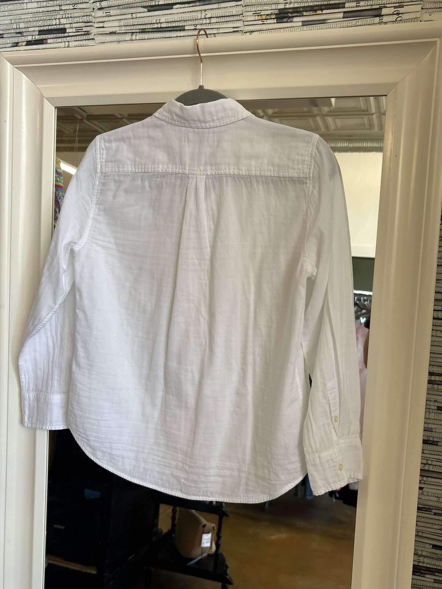 Everlane Size 2 White button down Top
