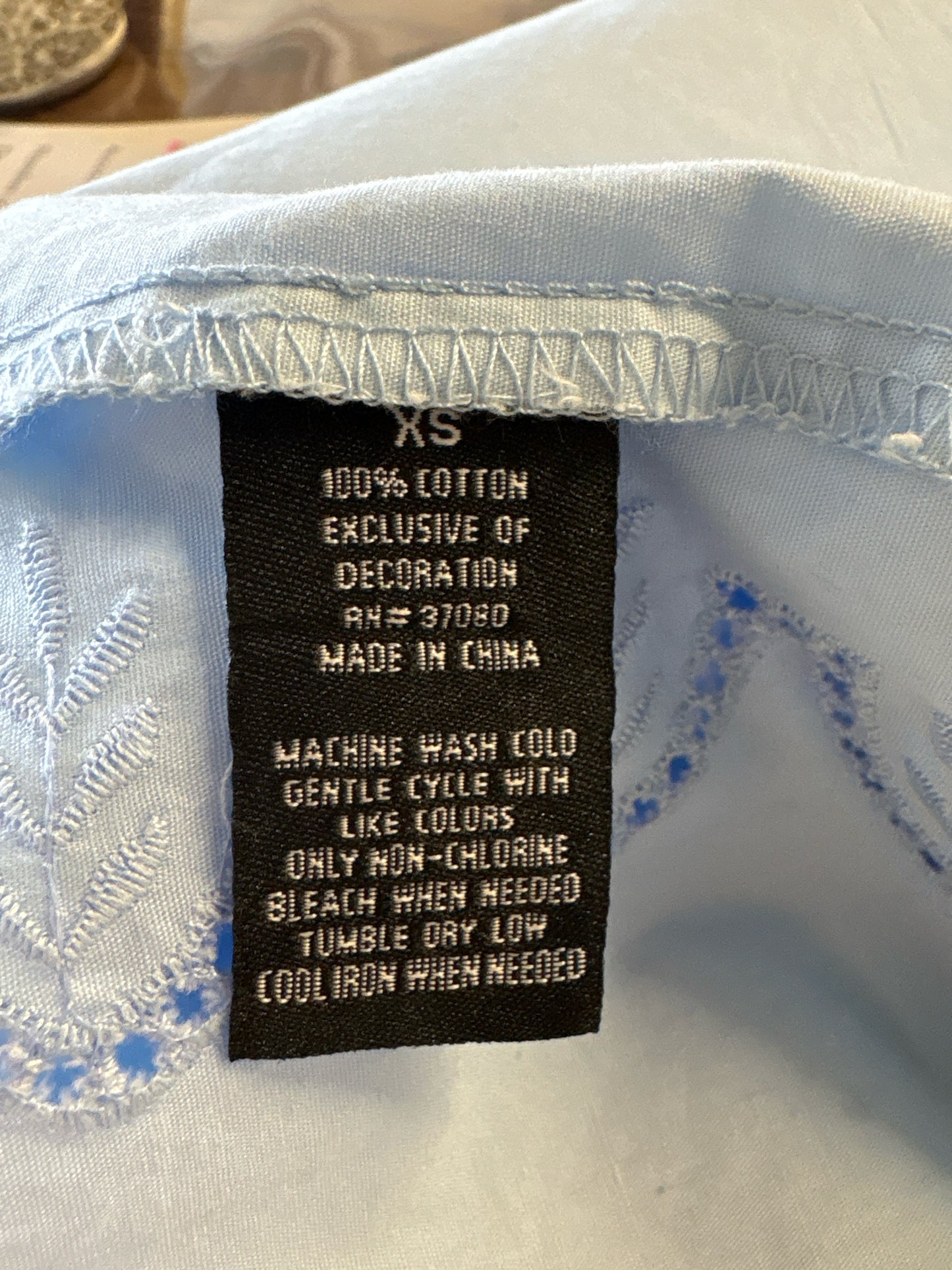 lauren hansen Size XS Light Blue button down Top