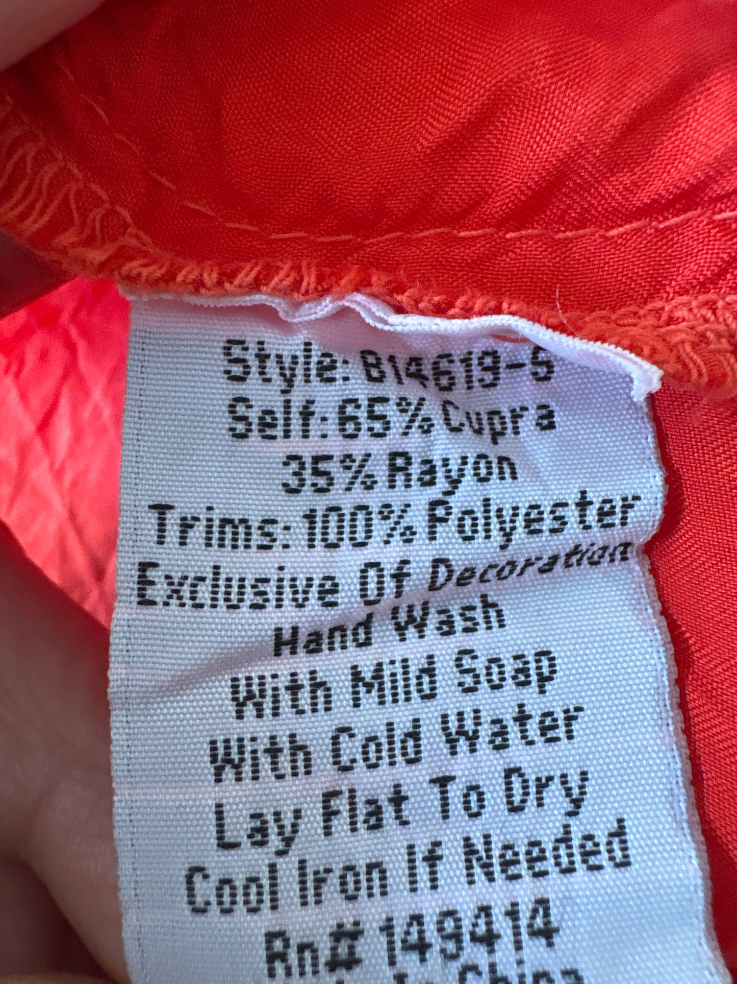 Johnny Was Size M Red Top