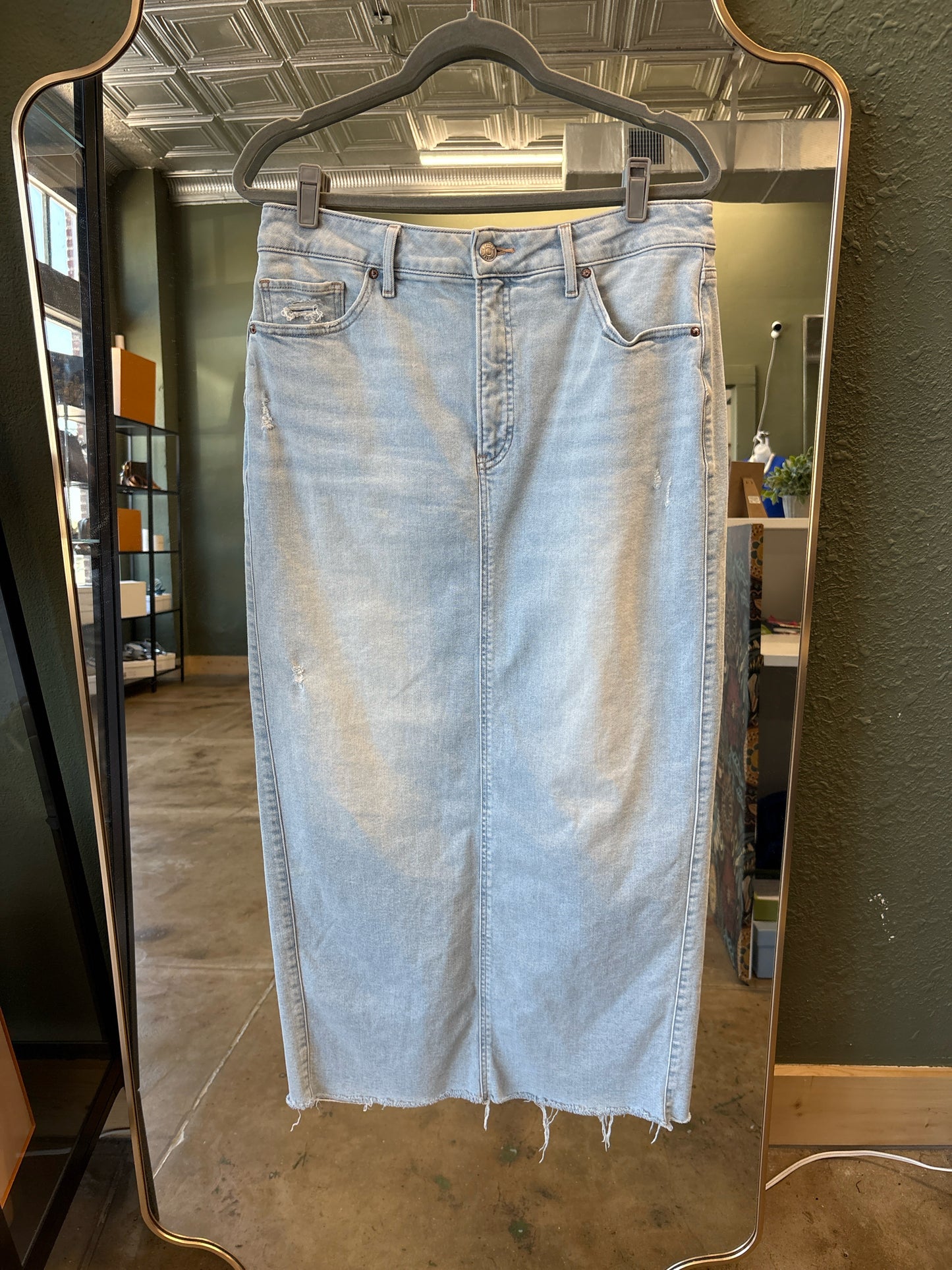 EXPRESS Size 10 Lighter Jean Skirt