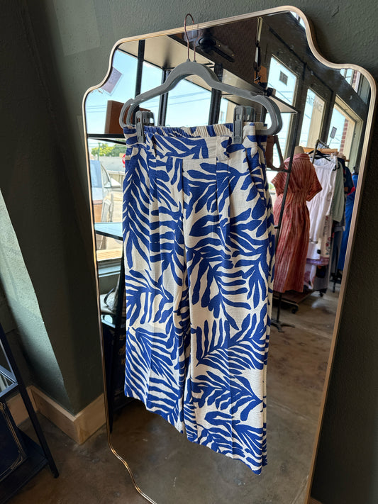 Rachel Zoe Size S Blue/White Pants