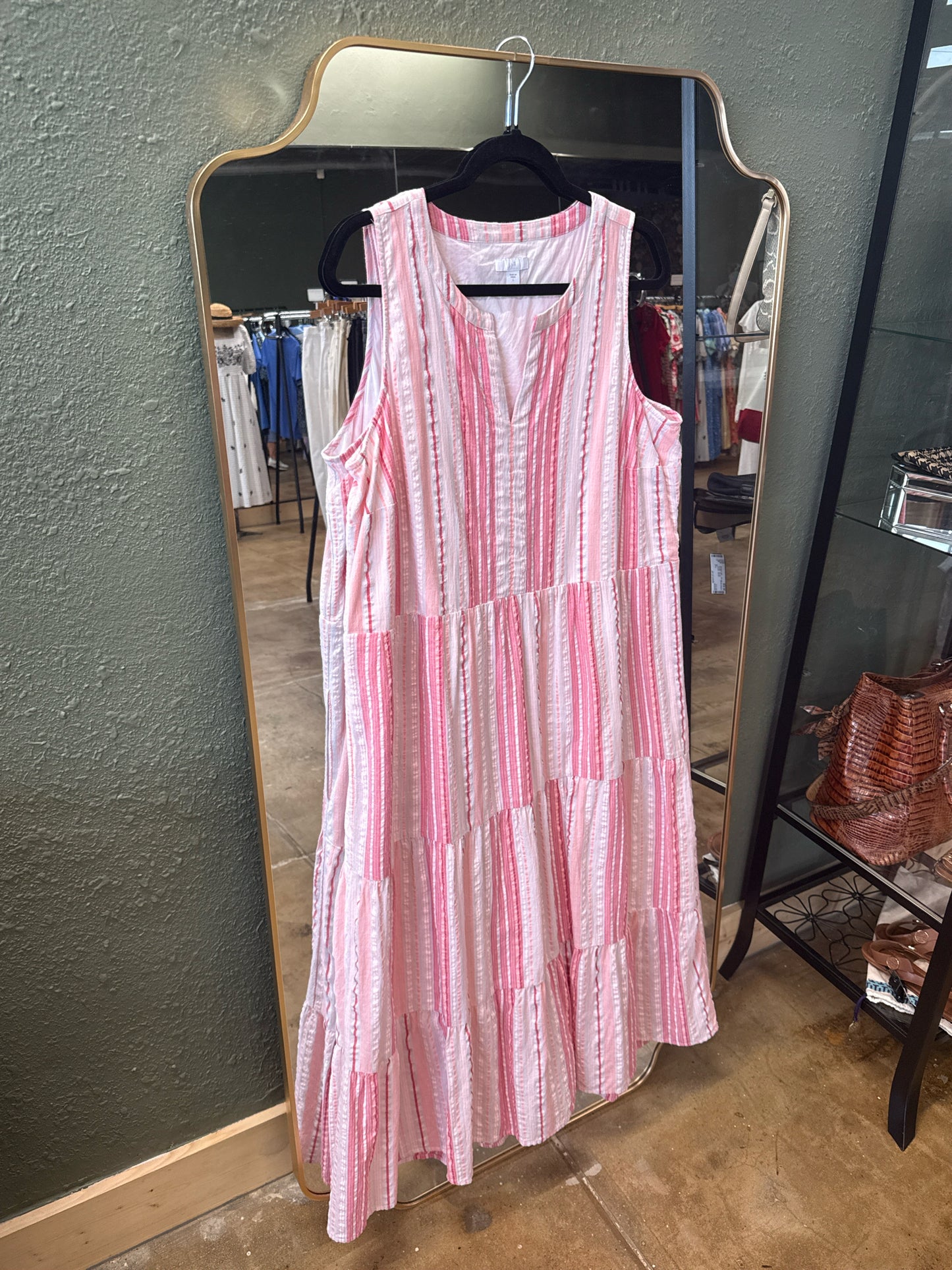 J Jill Size L Pink Dress