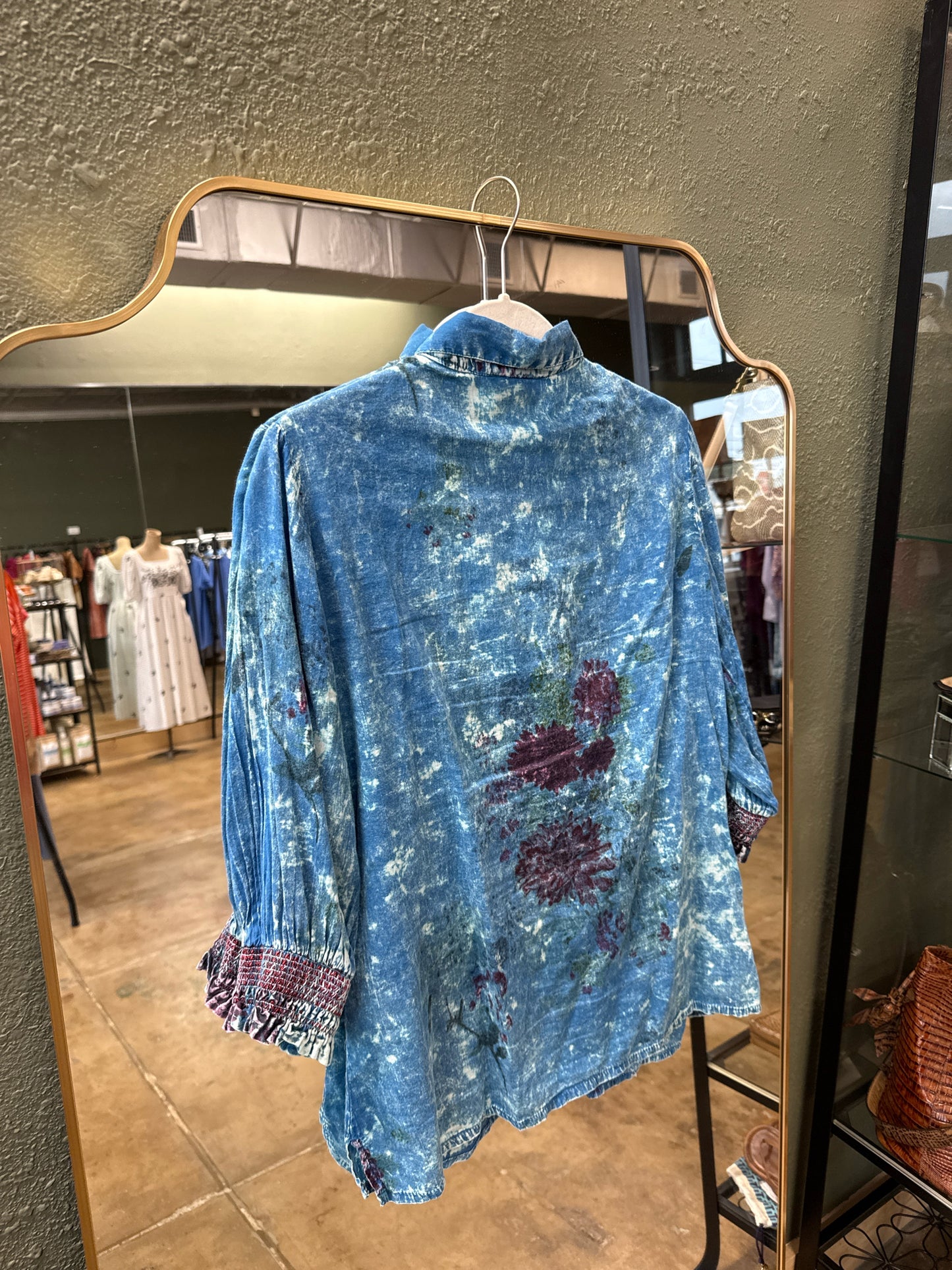Vintage Goa Size M Blue Top