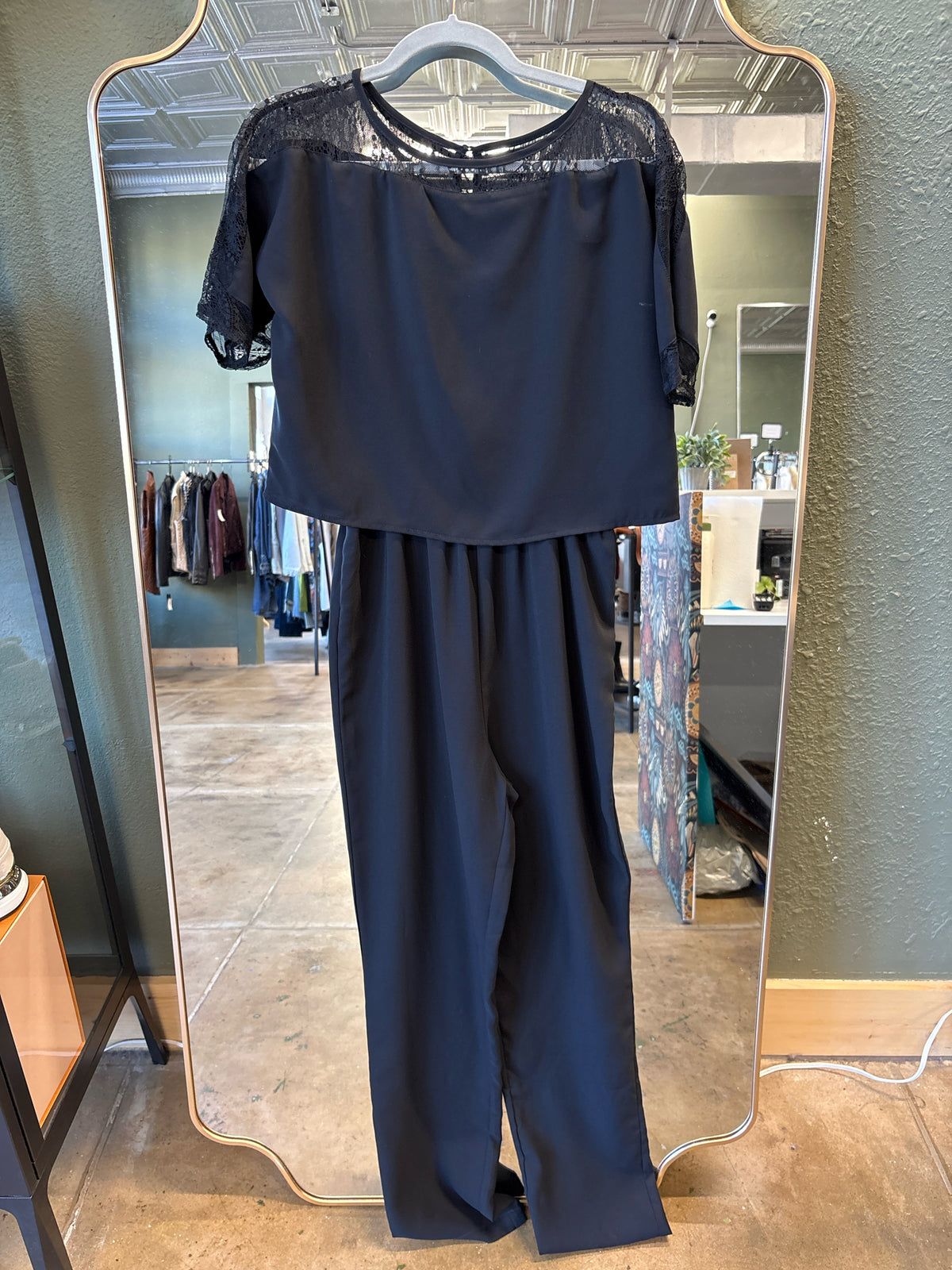Glamorous Size S Black Romper