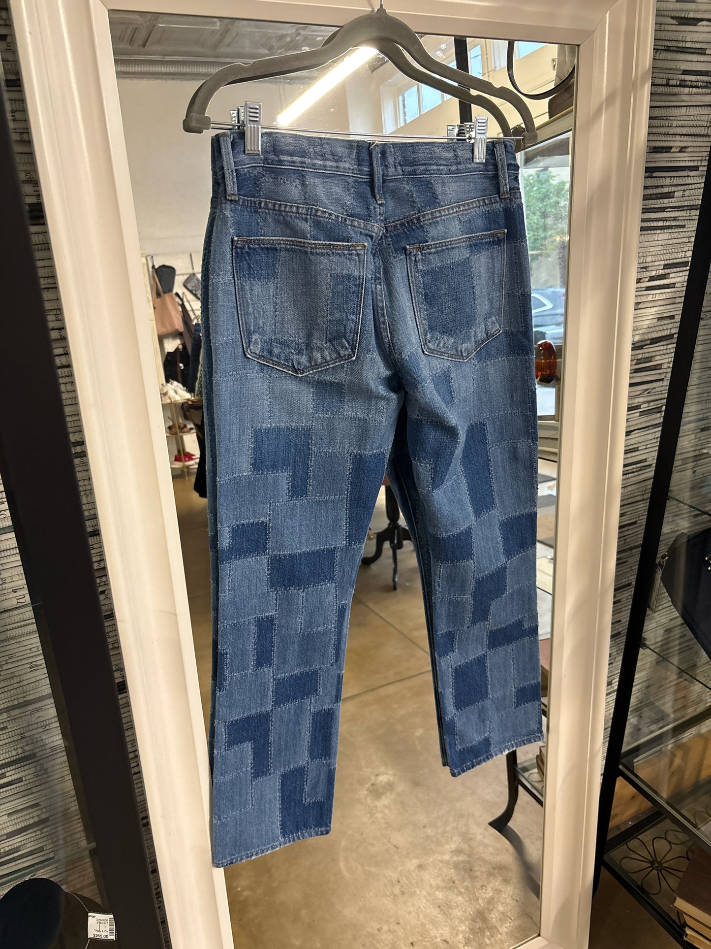 FRAME Size 26 Denim Checkered Jeans