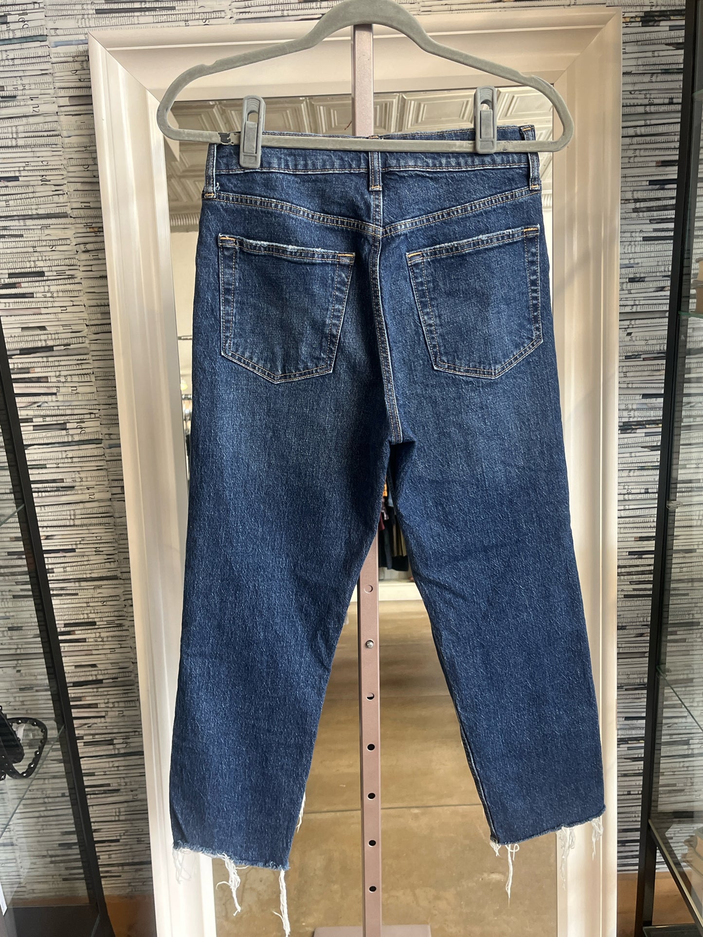 GAP Size 6R Dark Wash Denim Pants