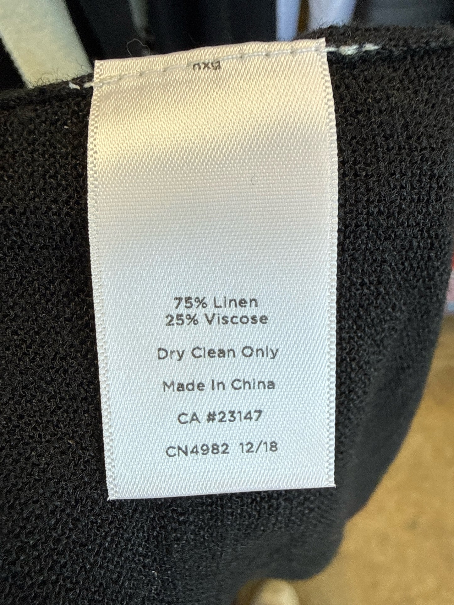 TALBOTS Size MP Black Cardigan