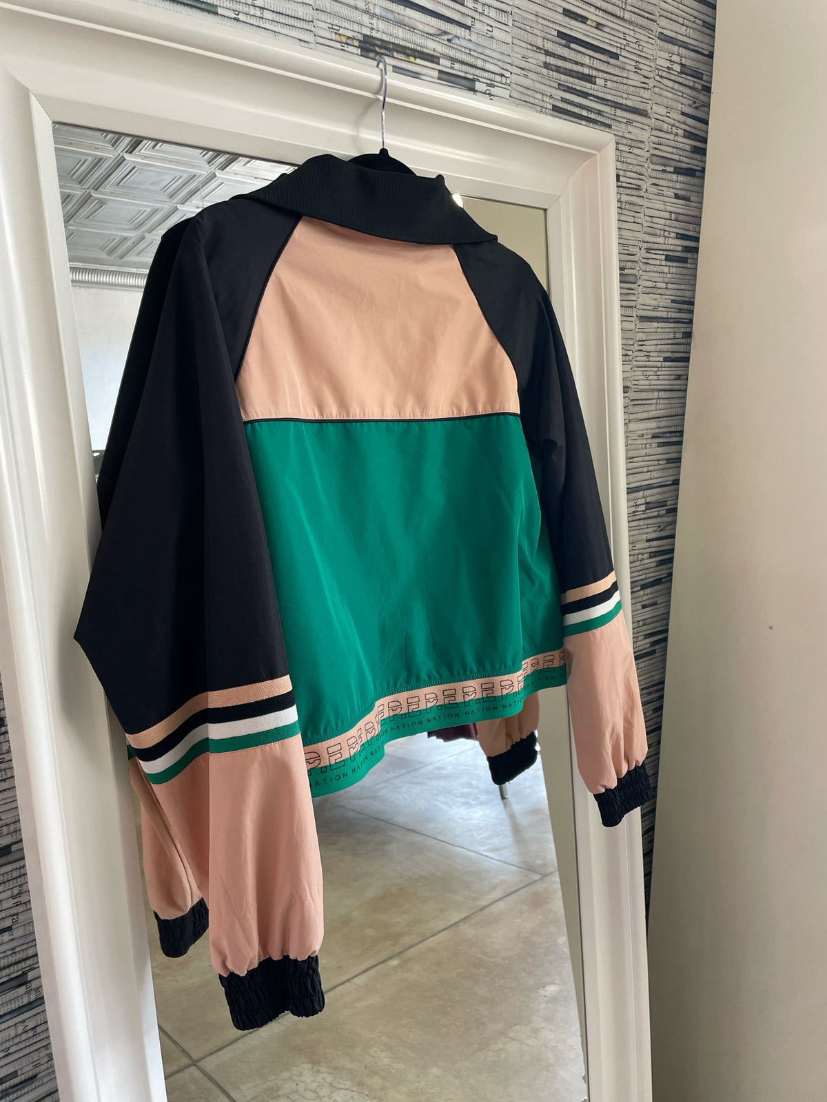 P.E. Nation black + green Jacket