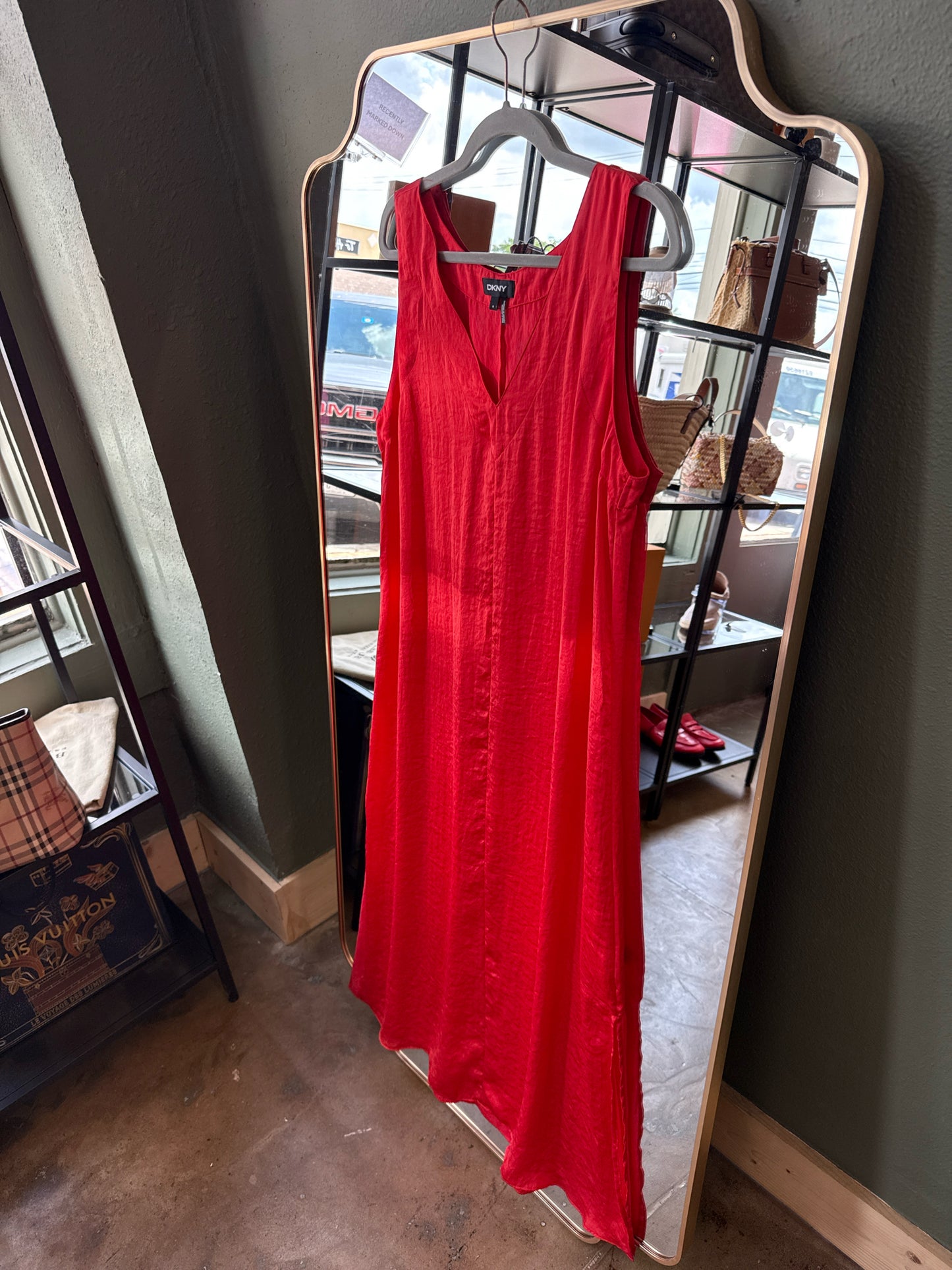 DKNY Size M Red Dress