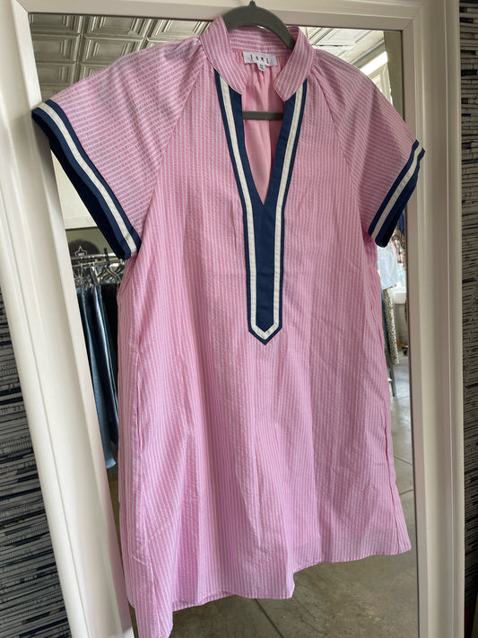 THML Size XS Pink/Navy Dress