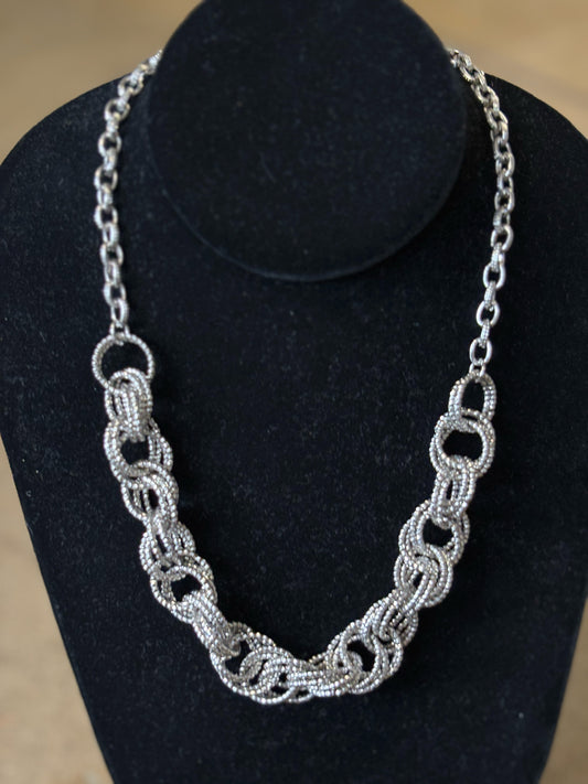Macys Silver Chain Necklace