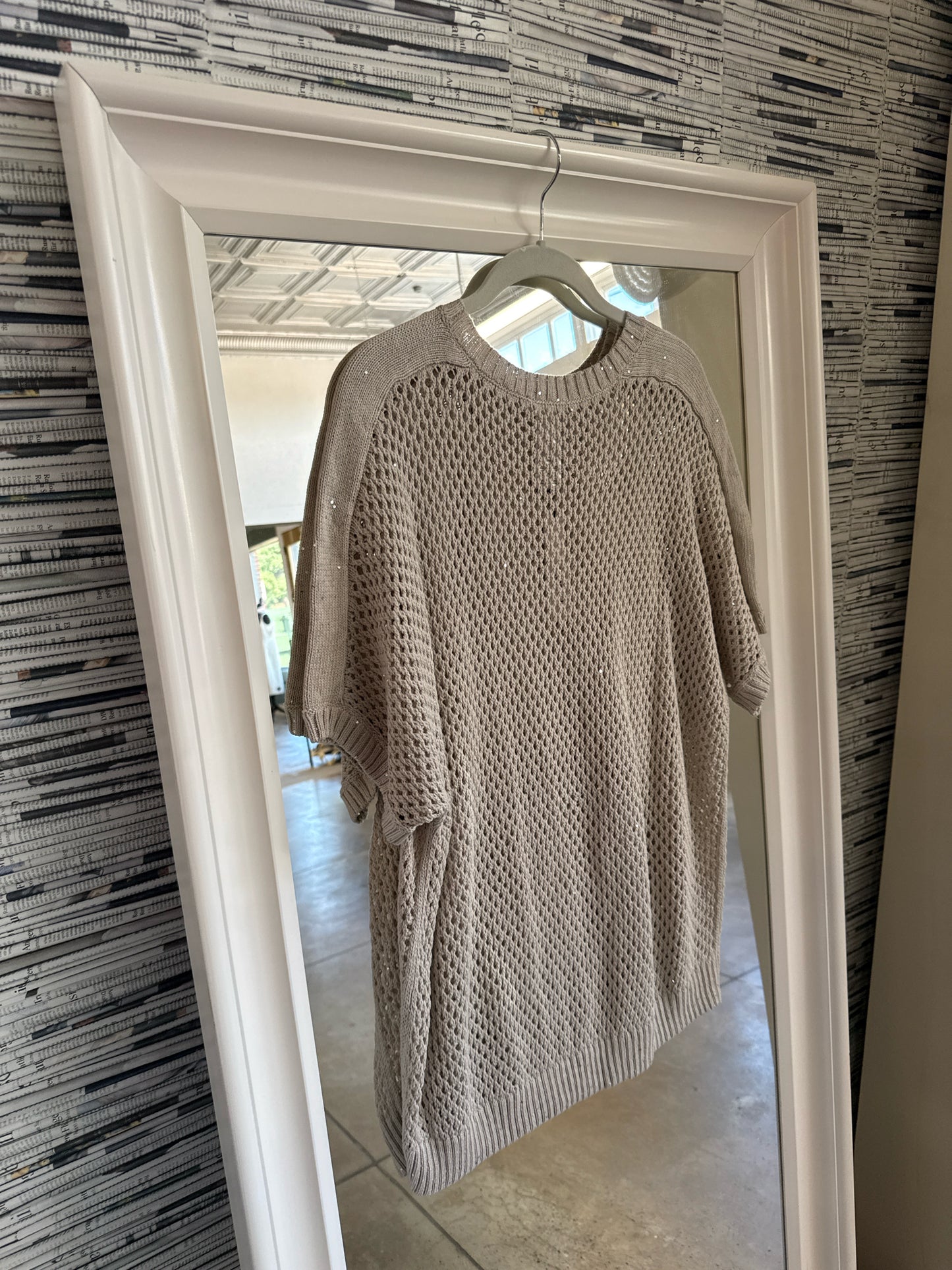 CHICO'S Size XL Tan Top