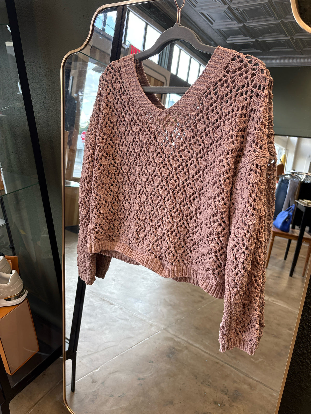 Artelier by Nicole M Size XL Light Pink Cardigan