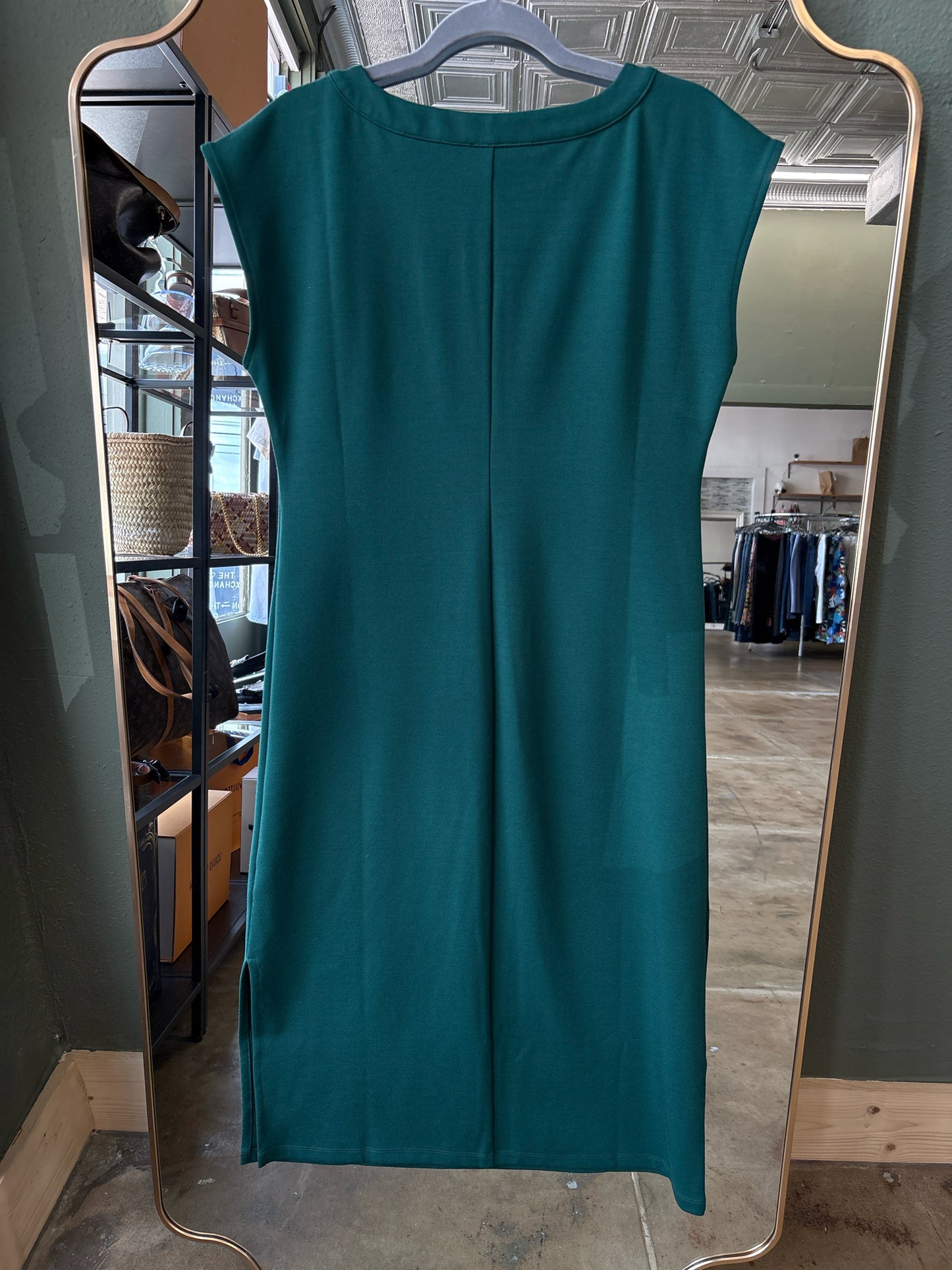 TALBOTS Size S Green Dress