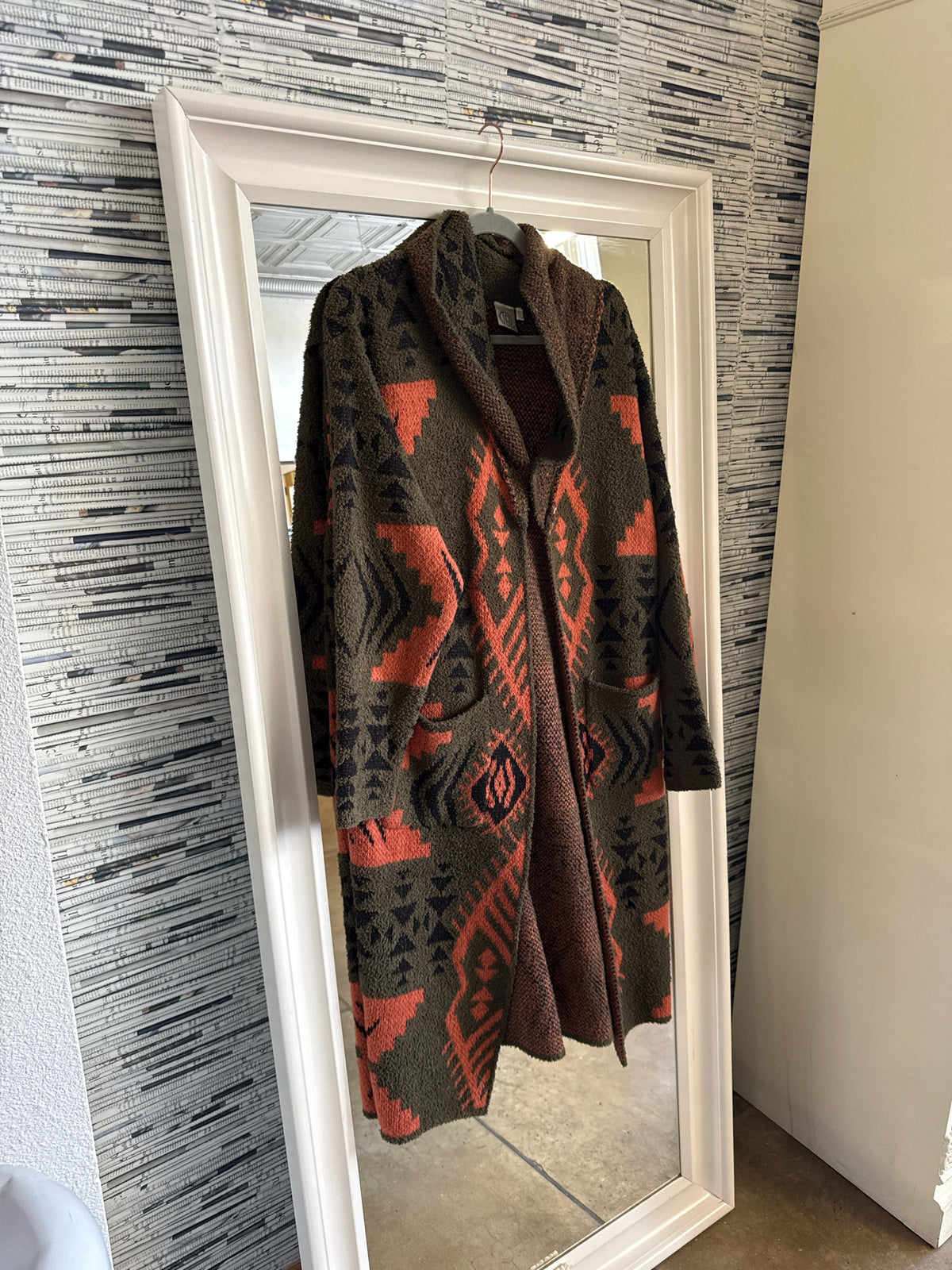 fashion Size S/M Green/Orange Kimono/Shawl