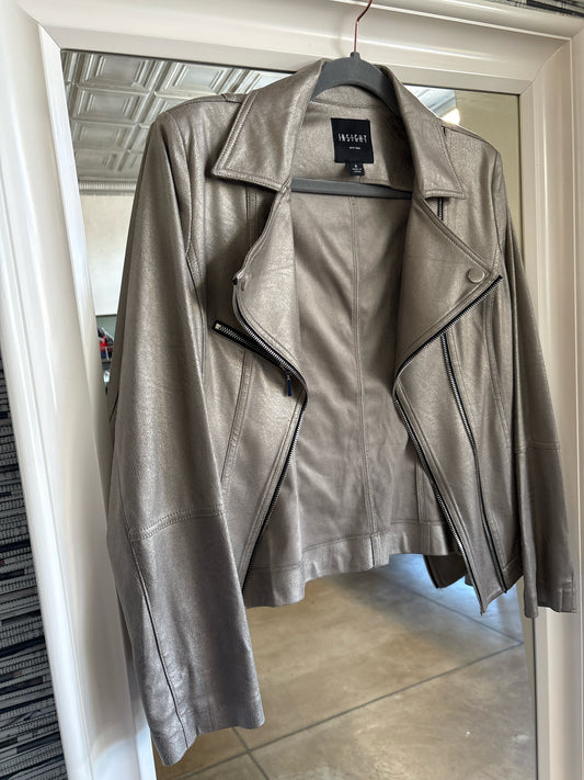 Insight Size 6 Tan/Silver Jacket