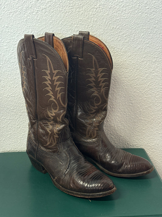 Nocona brown/cream Swirls Boots