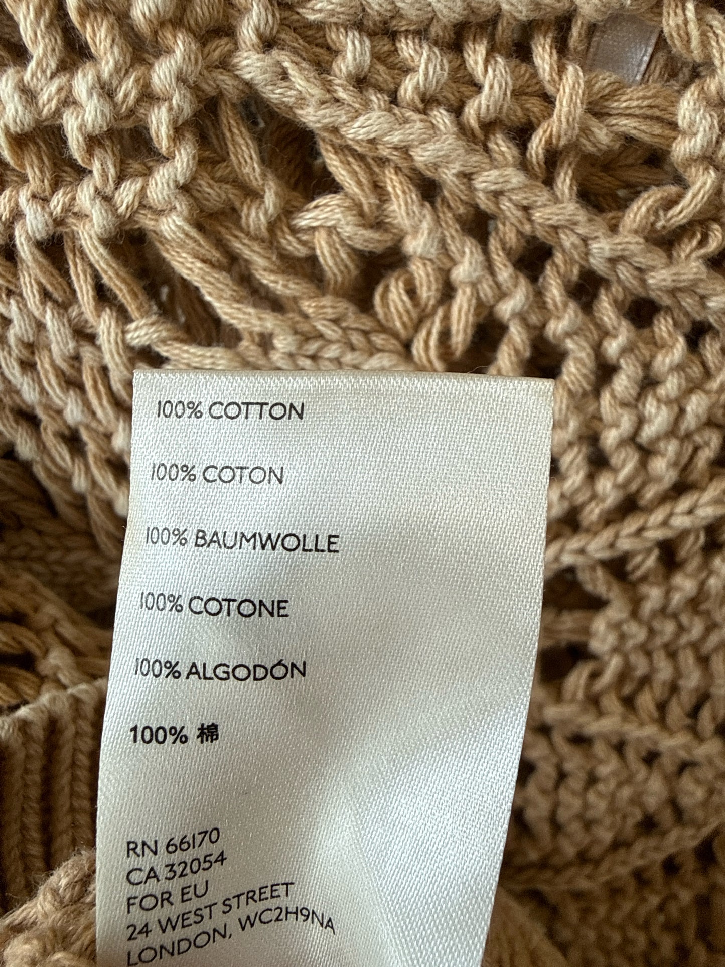 free people Size S Tan Sweater