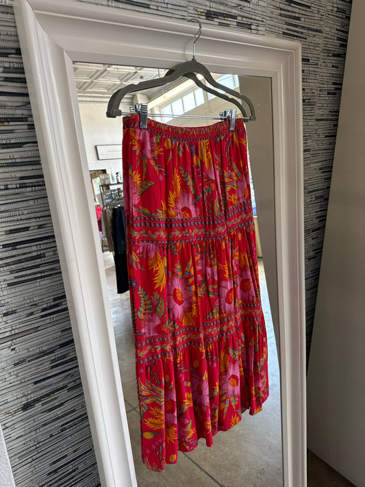 Rachel Rachel Roy Size M Red/Multi Skirt