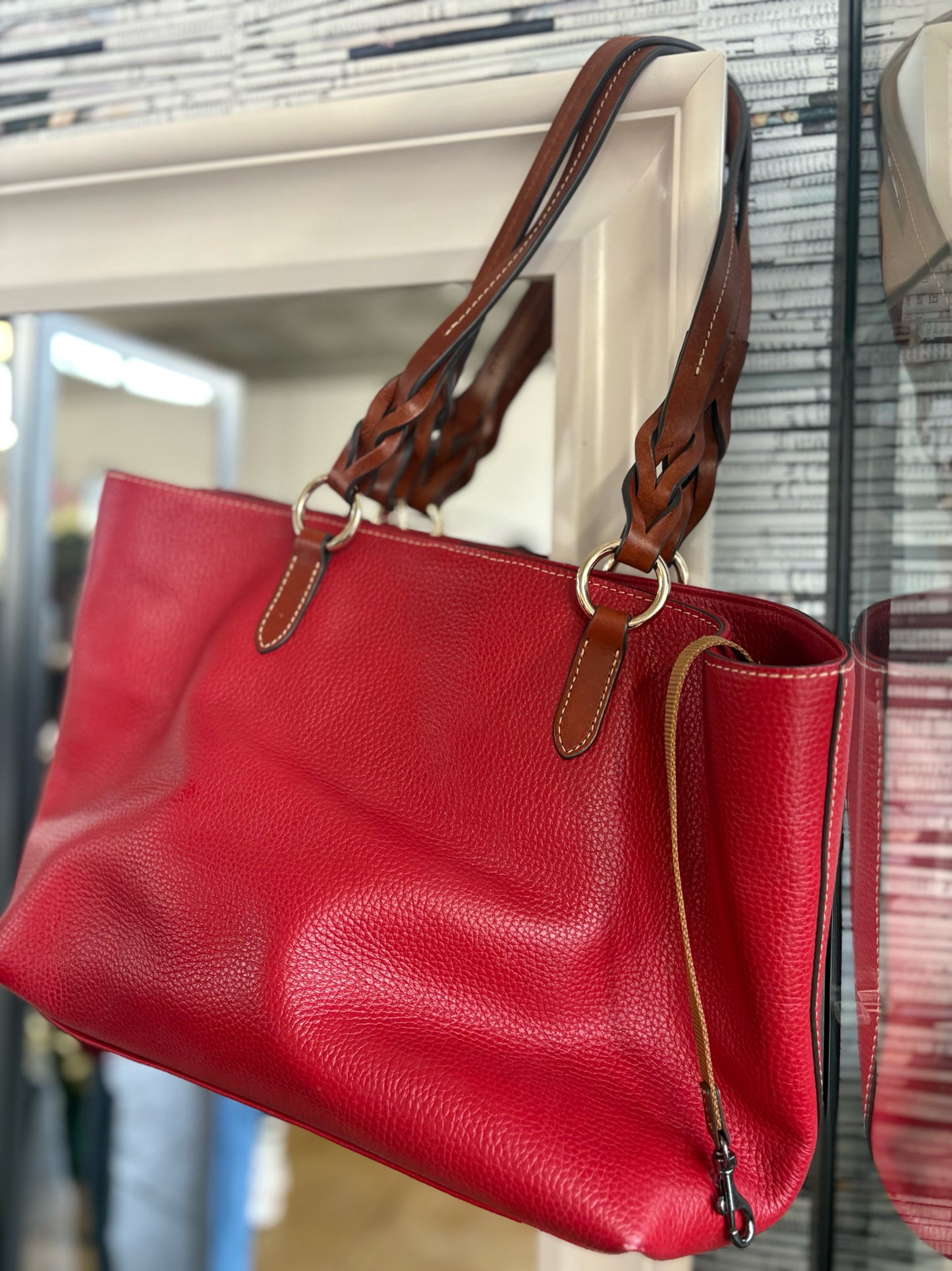 DOONEY & BOURKE Red PEBBLED Purse