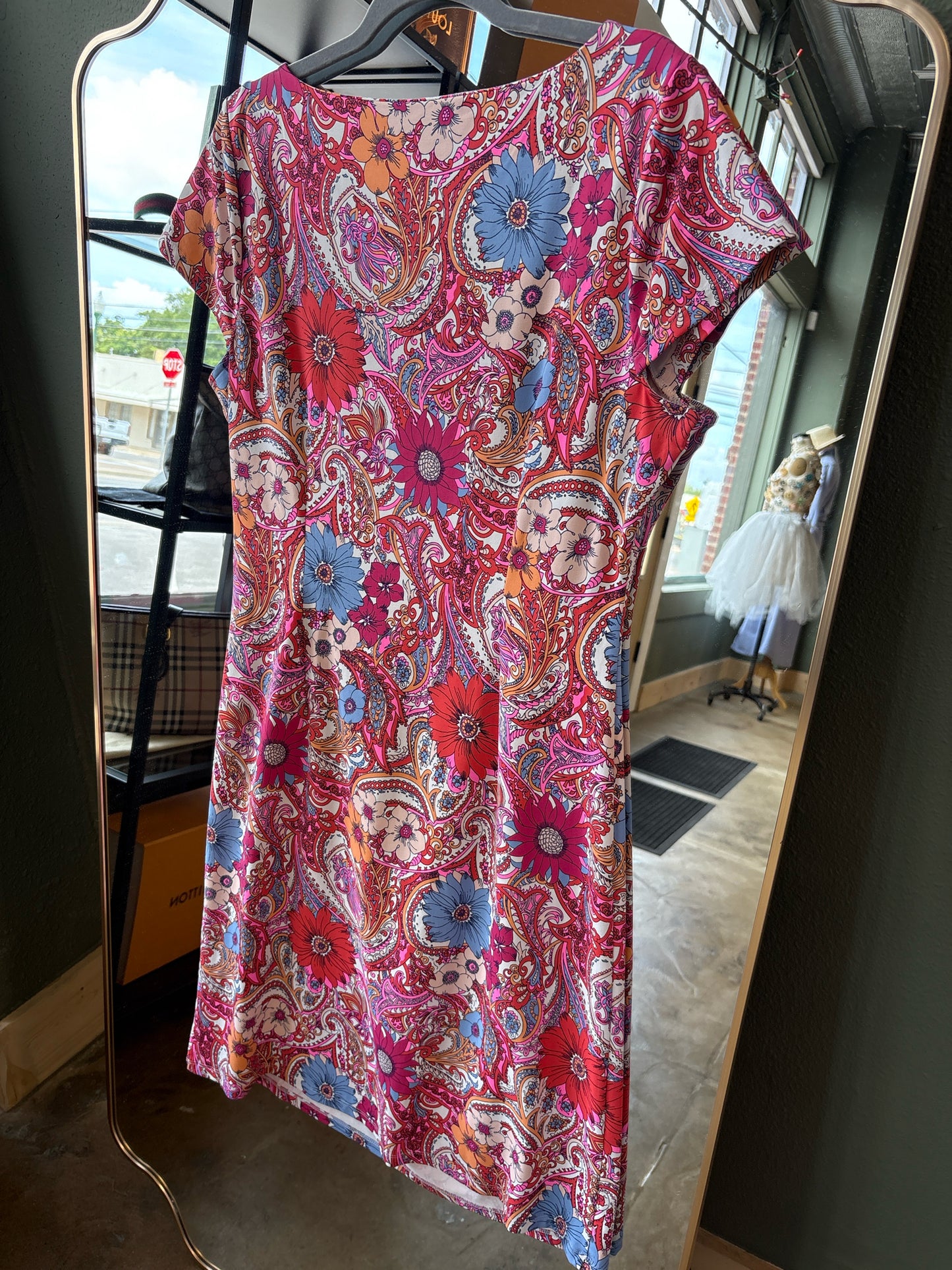 TALBOTS Size L multi Dress