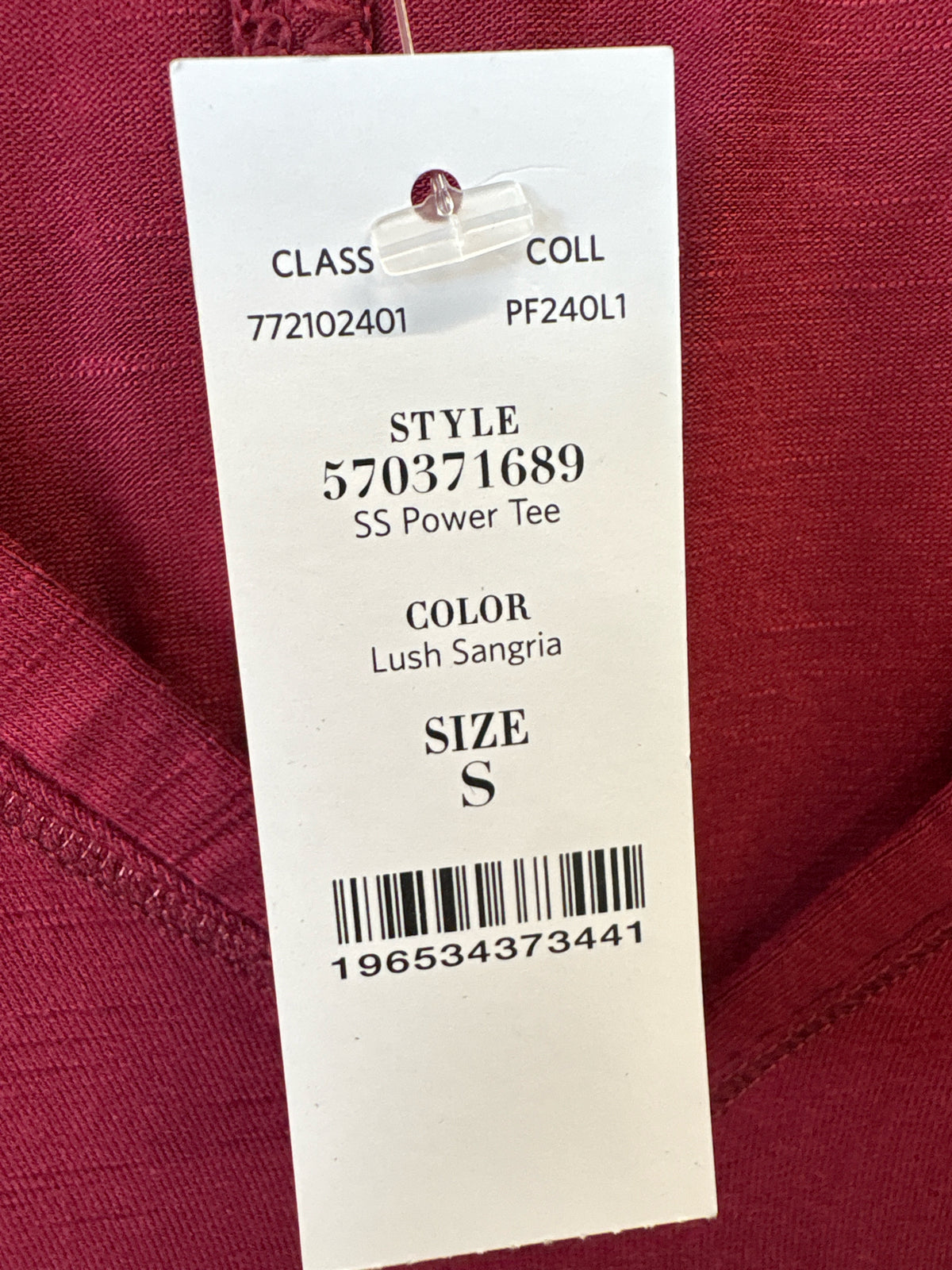 White House Black Market Size S Berry Top