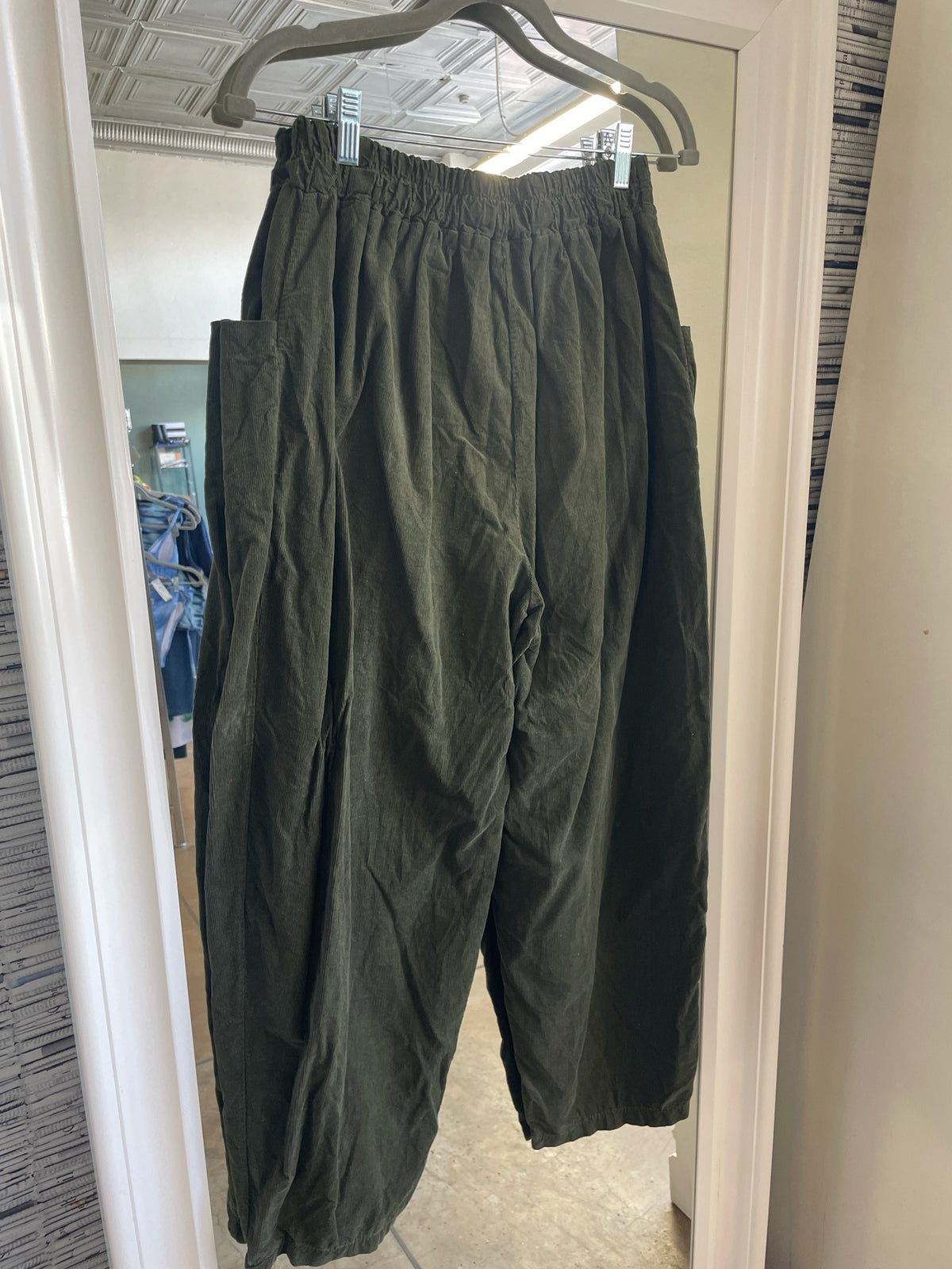 Nina Kendosa Olive Green Pants