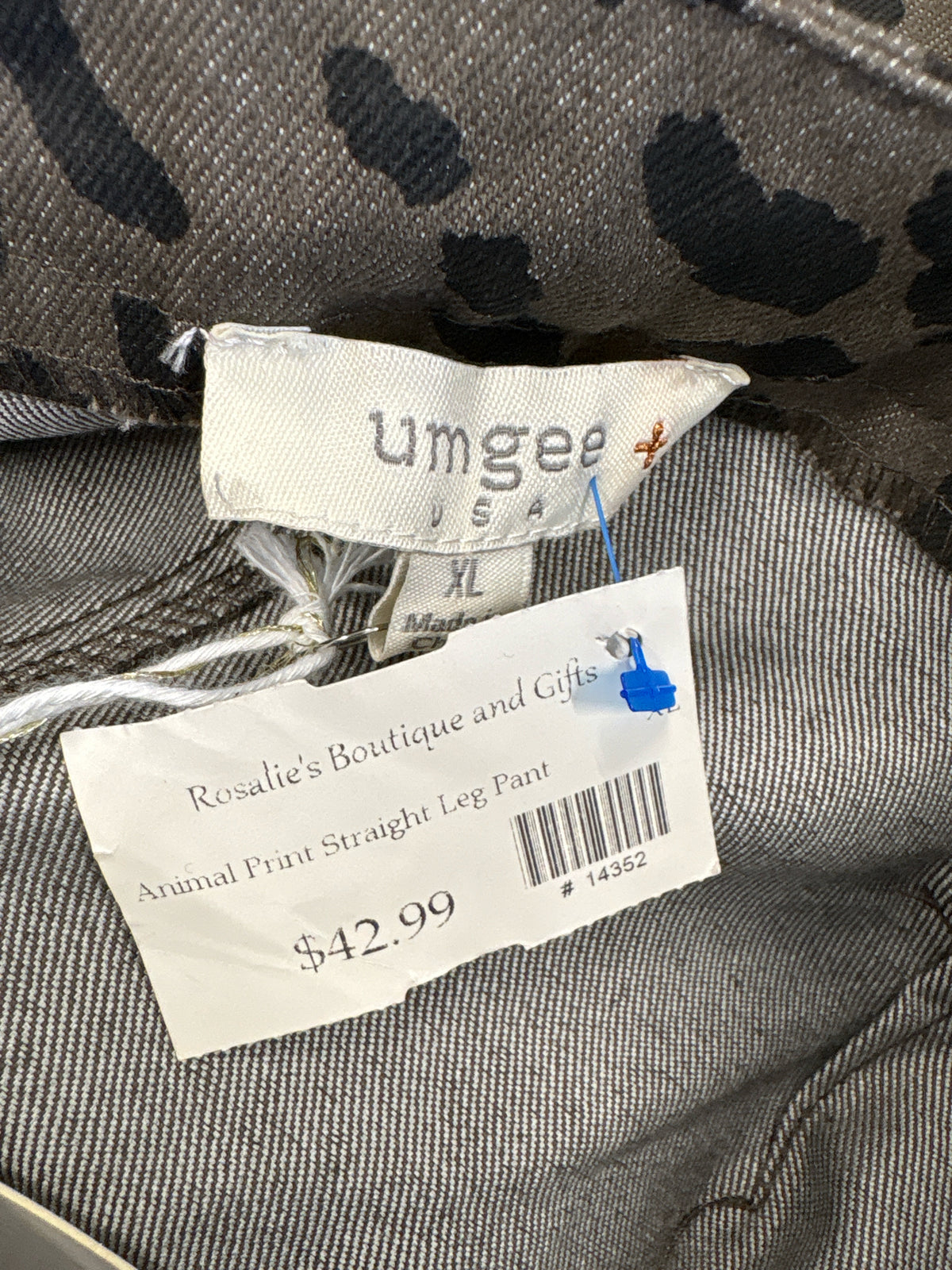 Umgee Size XL Brown Pants