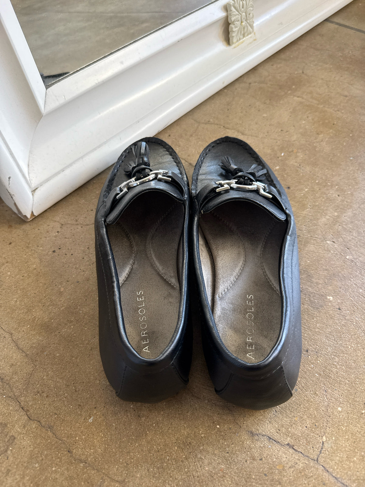 Aerosoles Shoe Size 7.5 Black Flats