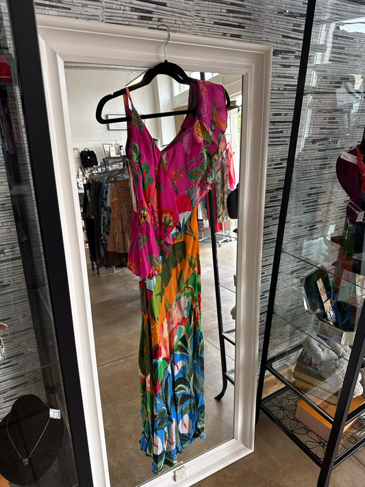 Farm for Anthropologie Size XS multi Floral Dress