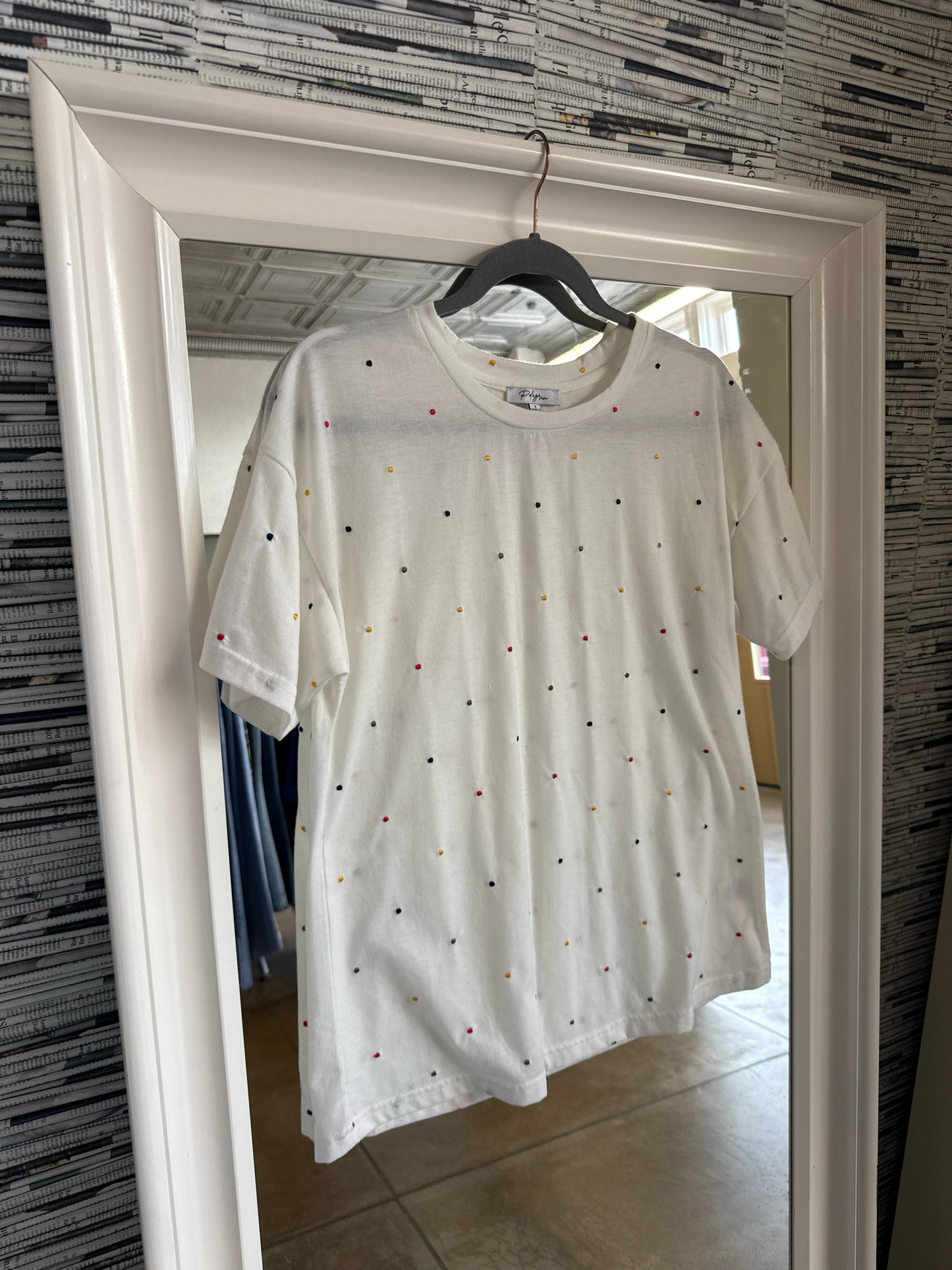 Polagram Size S White Tee