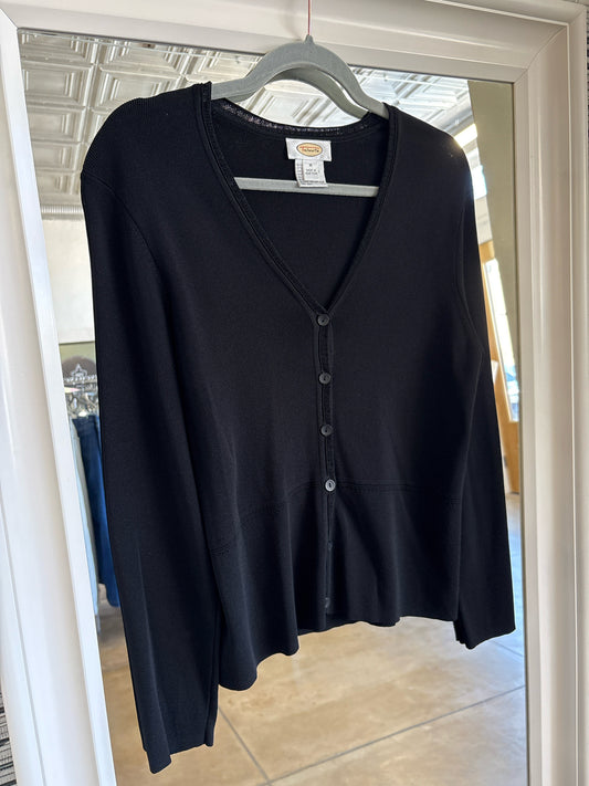 TALBOTS Size M Black Sweater