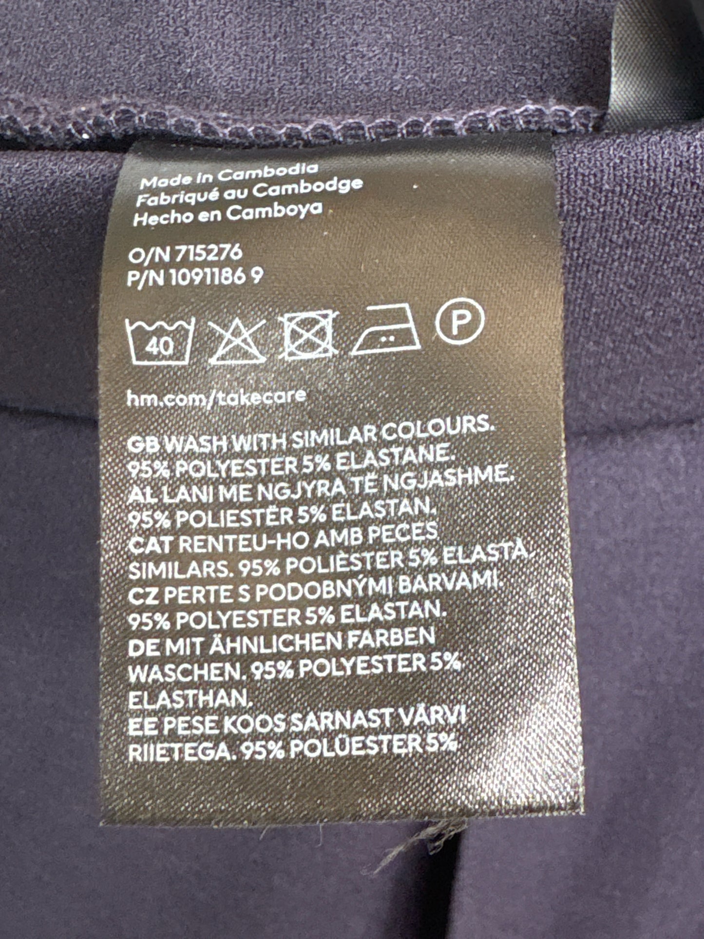 H & M Size XL Navy Pants