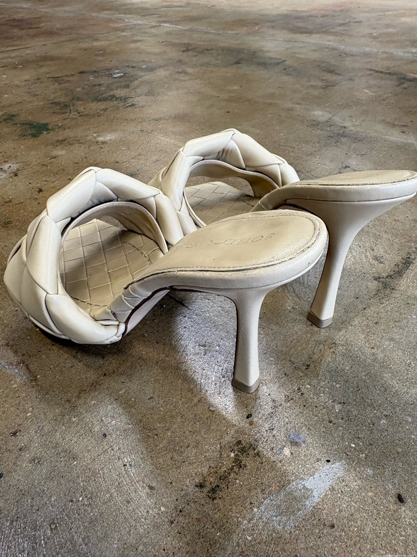 Bottega Veneta Shoe Size 38.5 Tan Heels