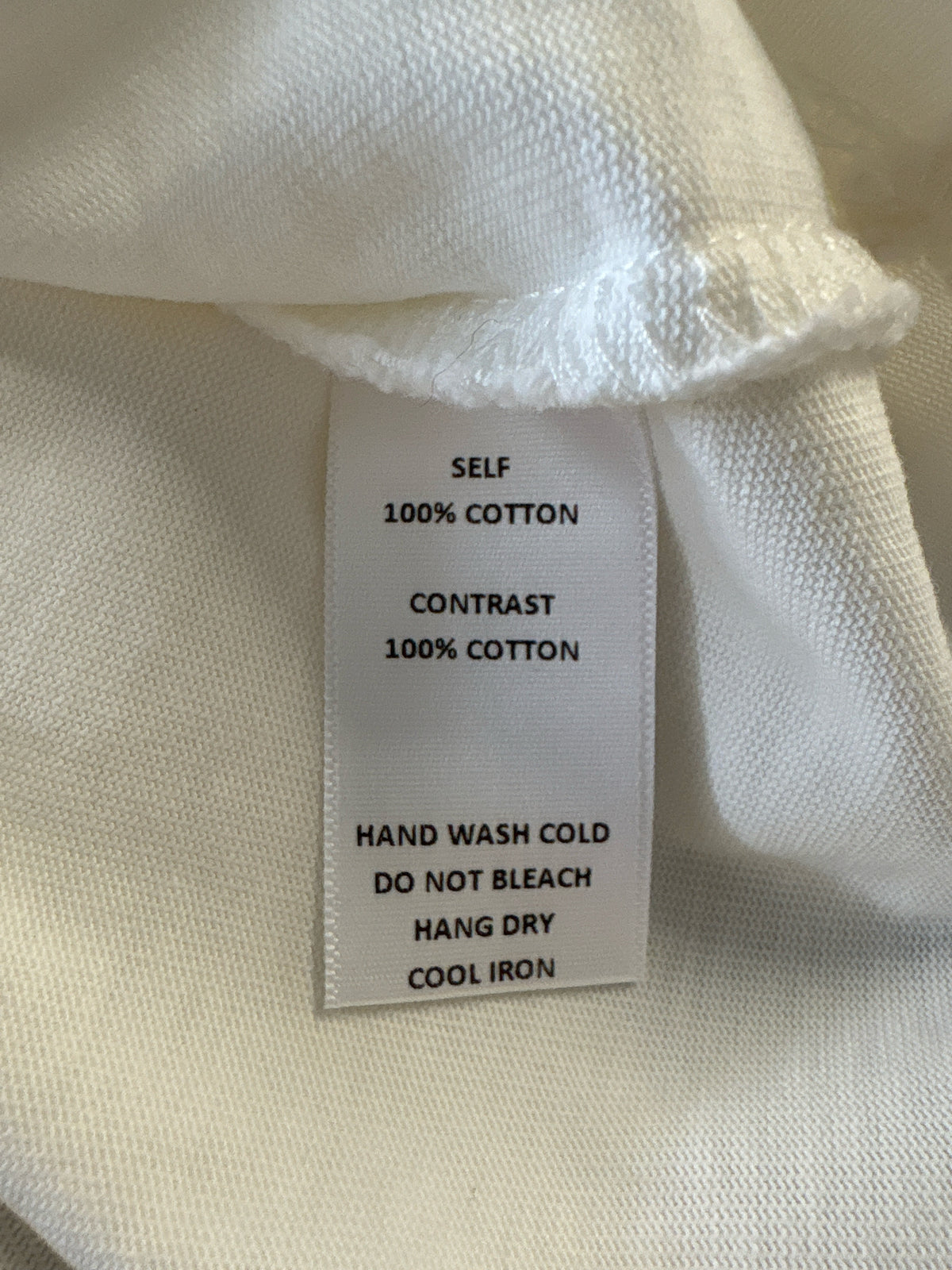 All Row Size M White Top