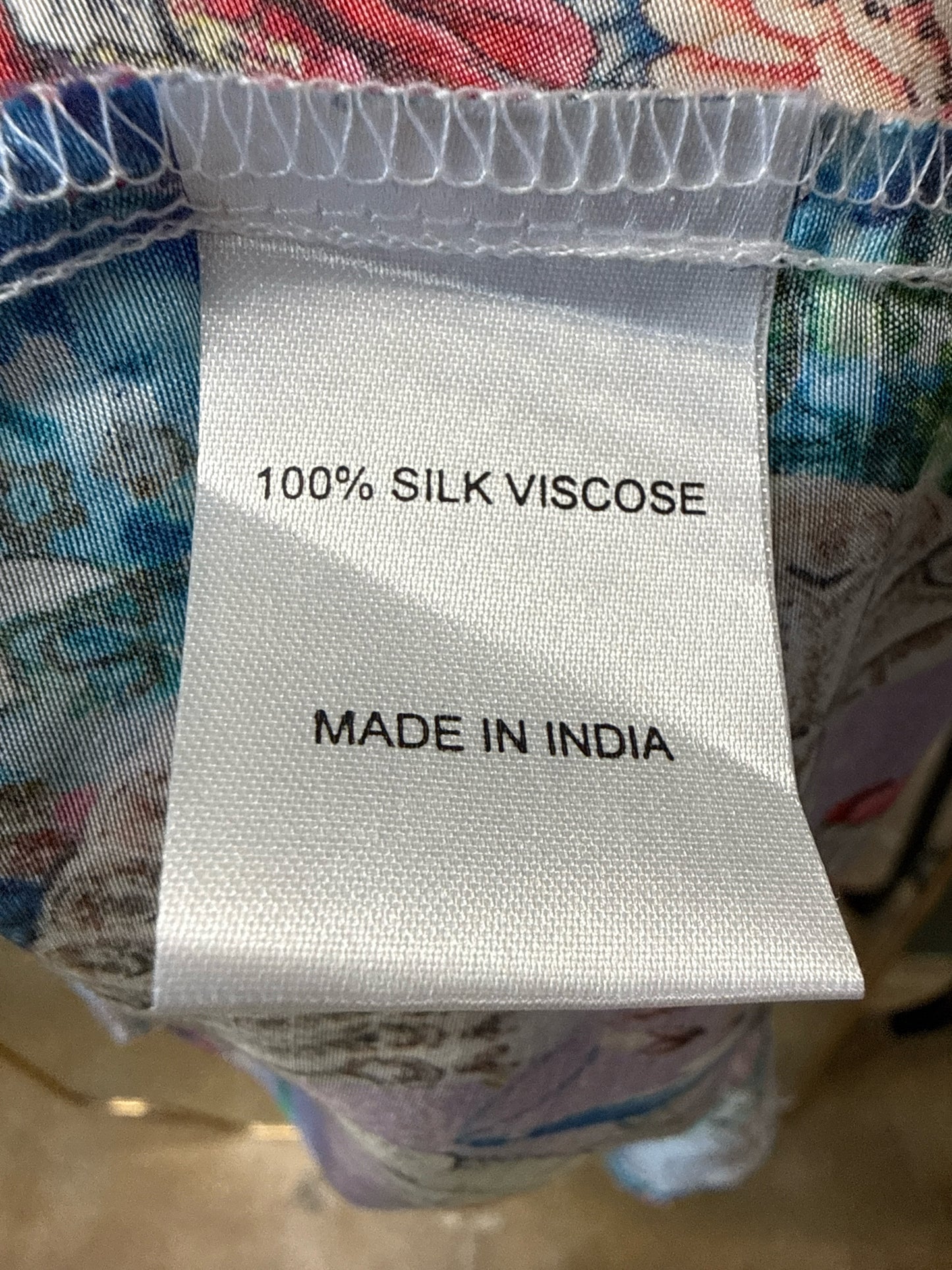 Cienna Size OS Pink/Blue Kimono/Shawl
