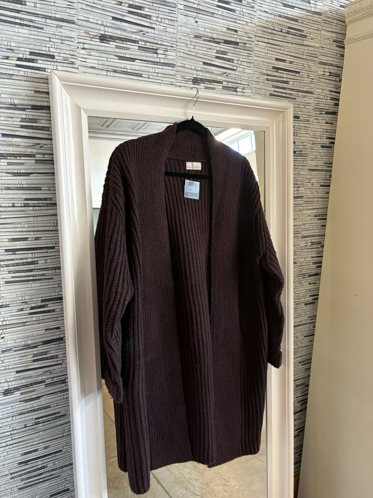 Becool Size S/M Brown Cardigan