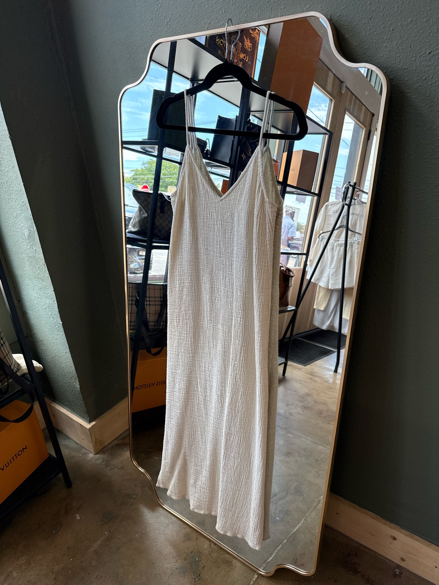 Bathhouse Size S/M Cream Dress
