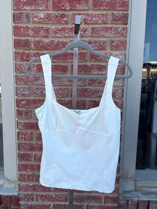 Intimately Size L White tank Top