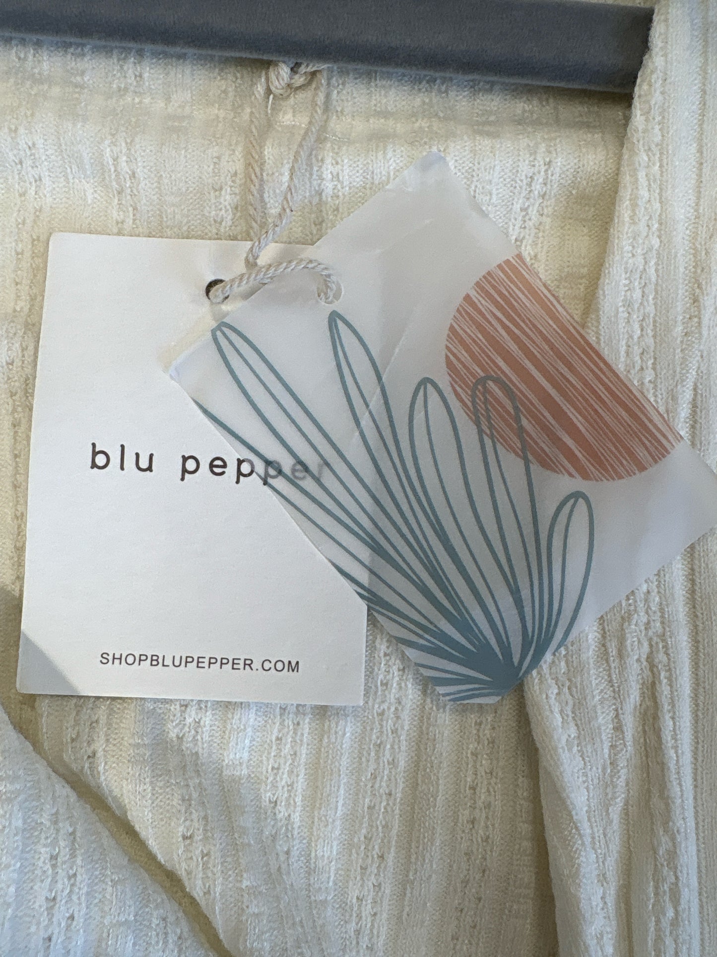 Blu Pepper Size S Cream Cardigan