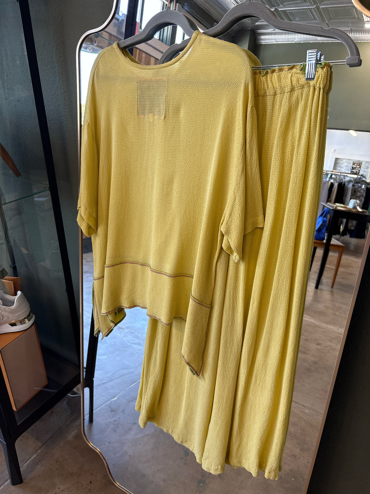 Joey Bisque Size 2 Yellow Two Piece Set