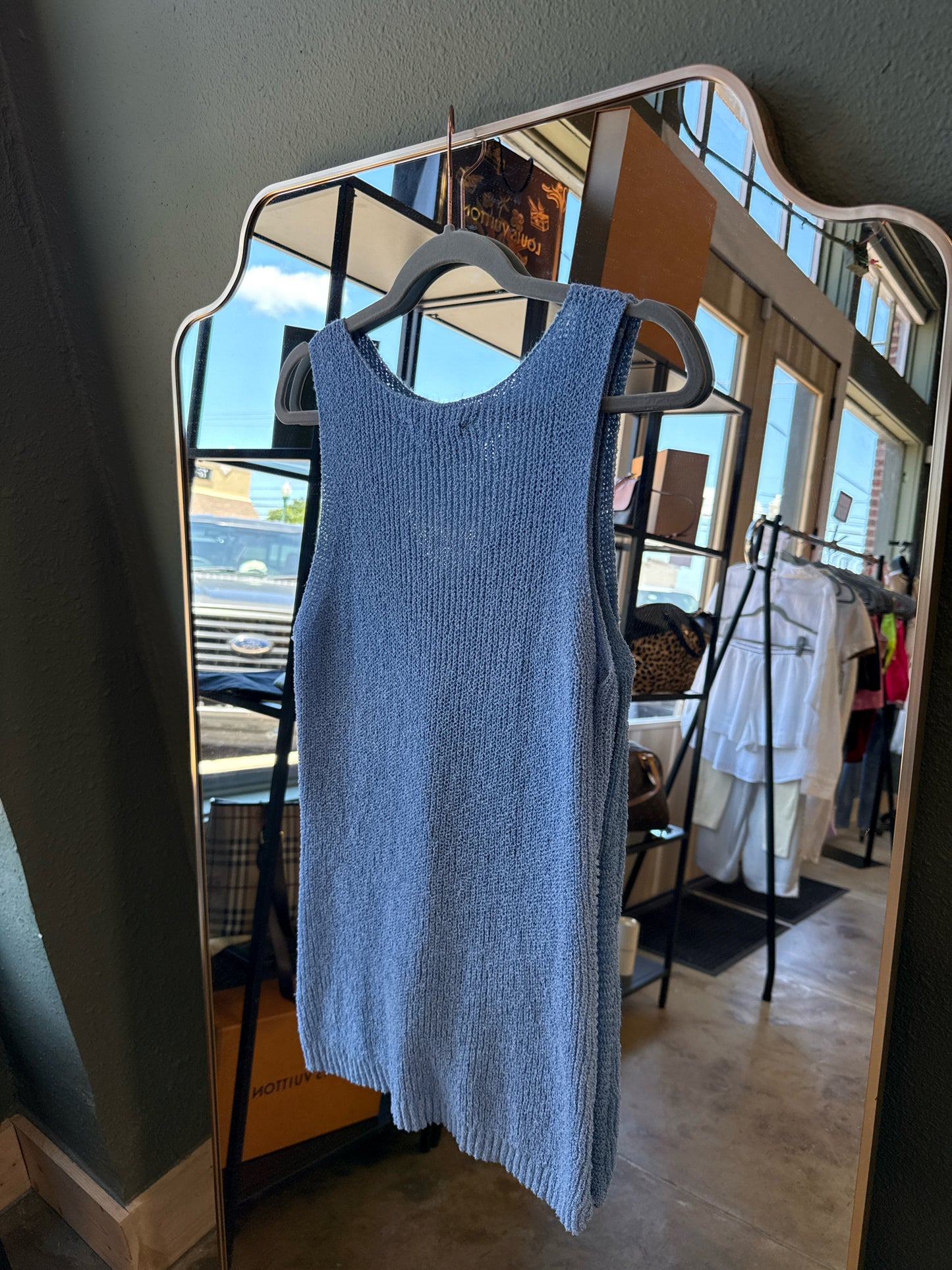 boston proper Size M Blue Top