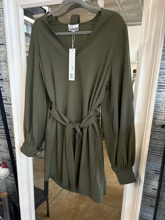 Ganni Size 34 Olive Dress