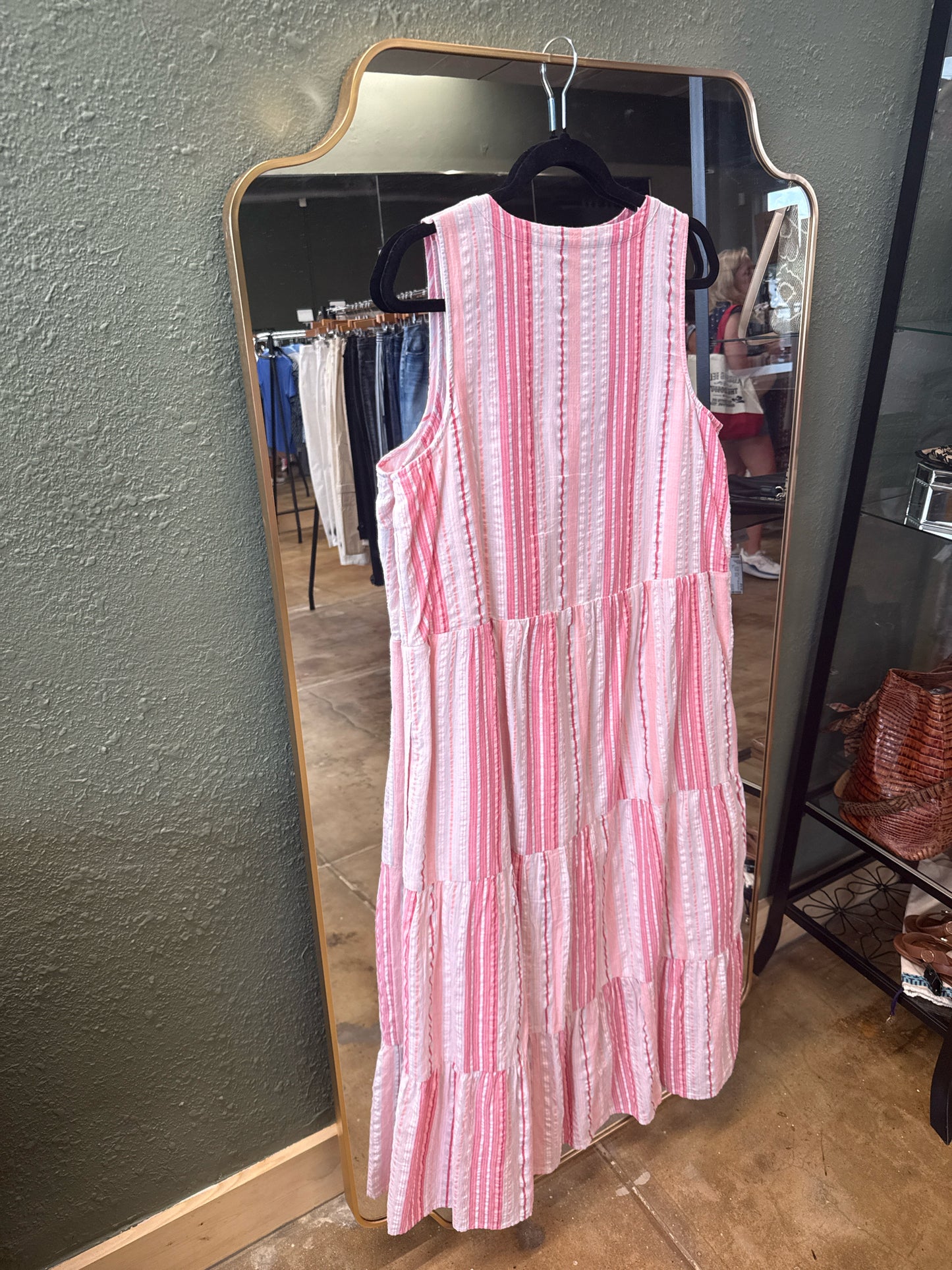 J Jill Size L Pink Dress
