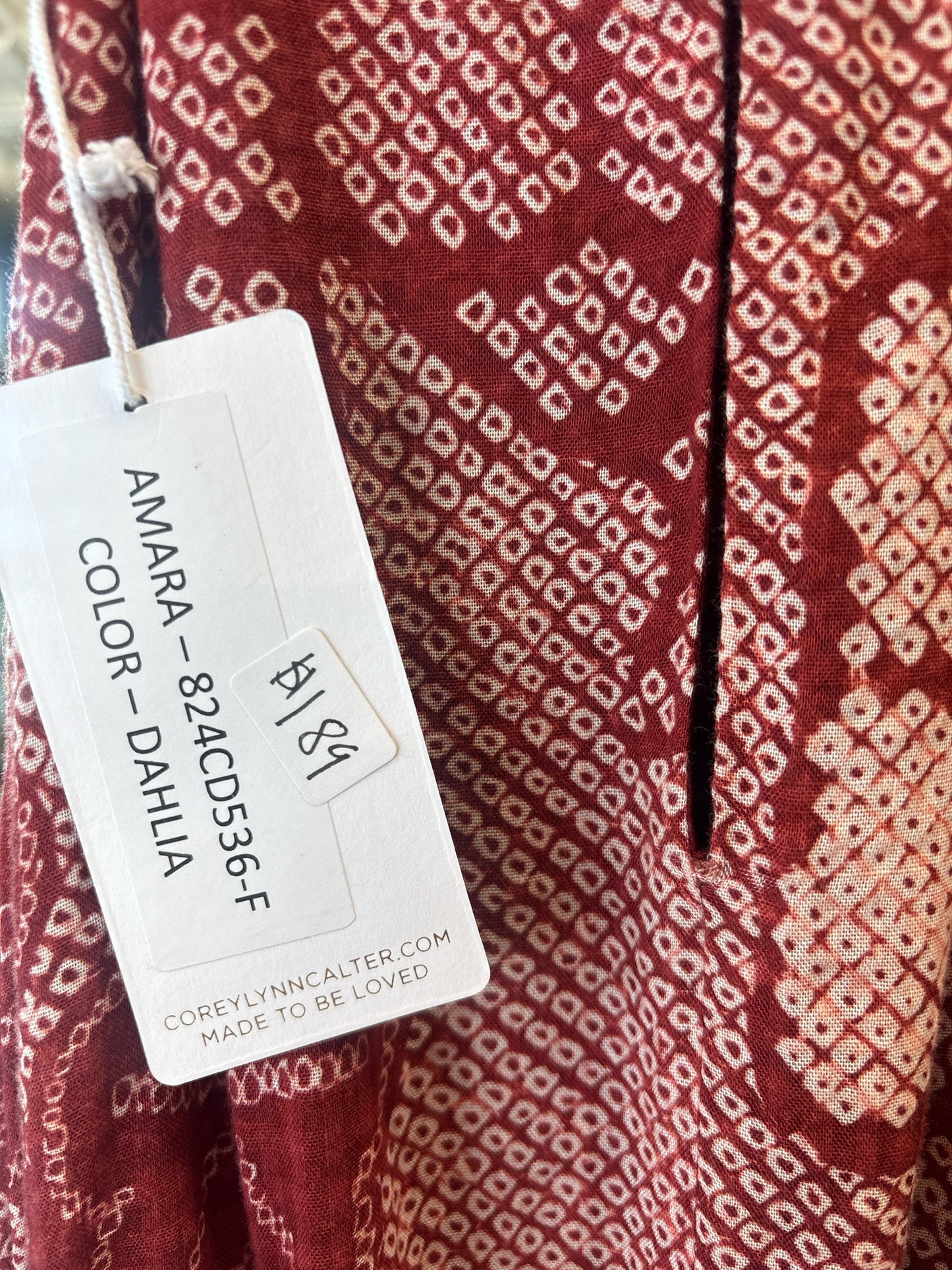 Corey Lynn Calter Size M Red & White Dress