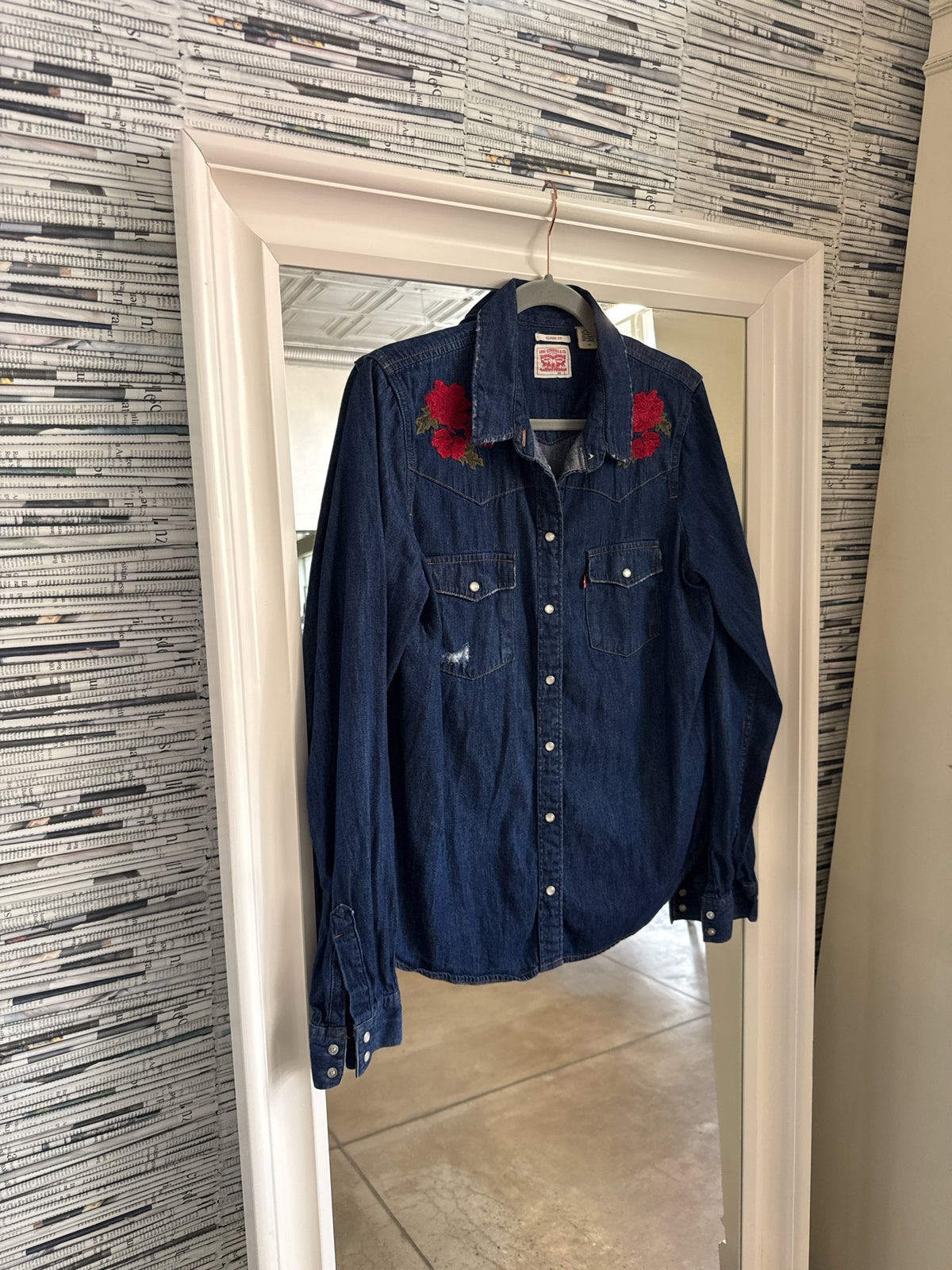 Levi Strauss Size L Denim Top