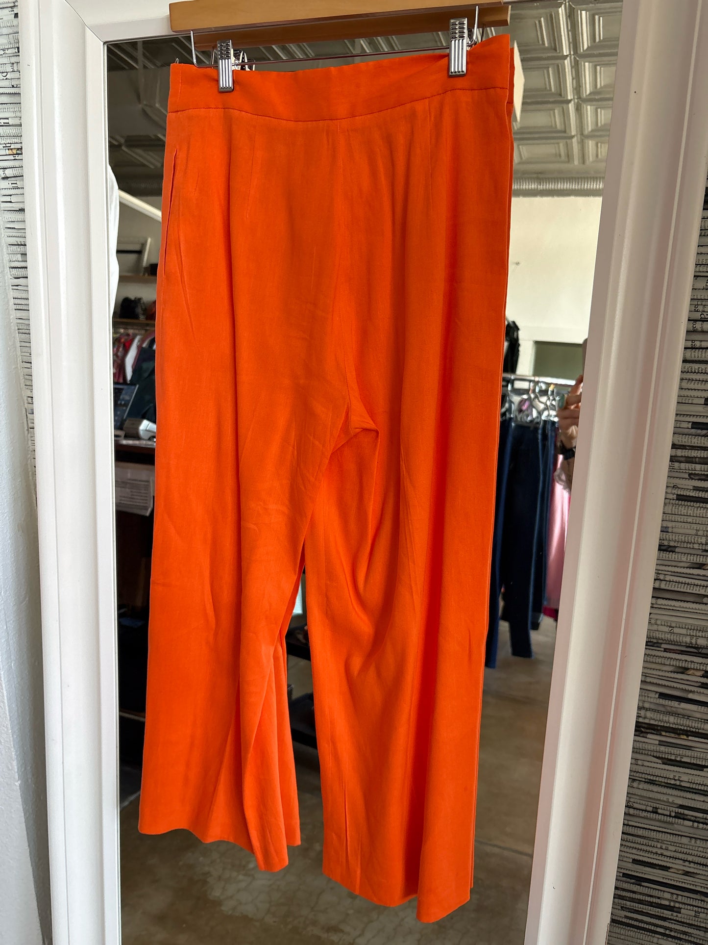 ANTONIO MELANI Size 6 Orange Pants
